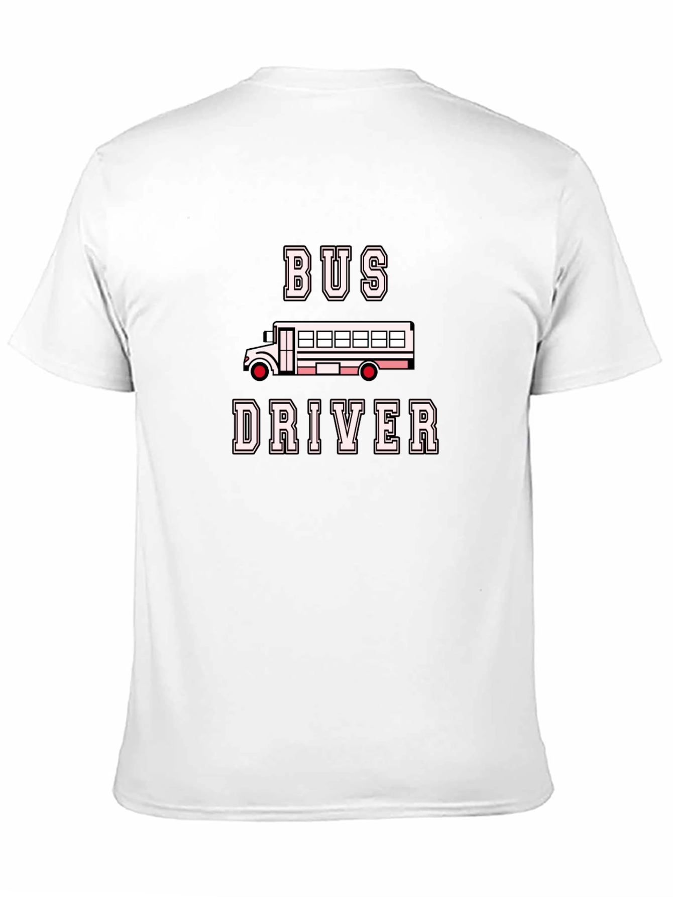 Black Bus Driver T-Shirt - Black Crew Neck view 11