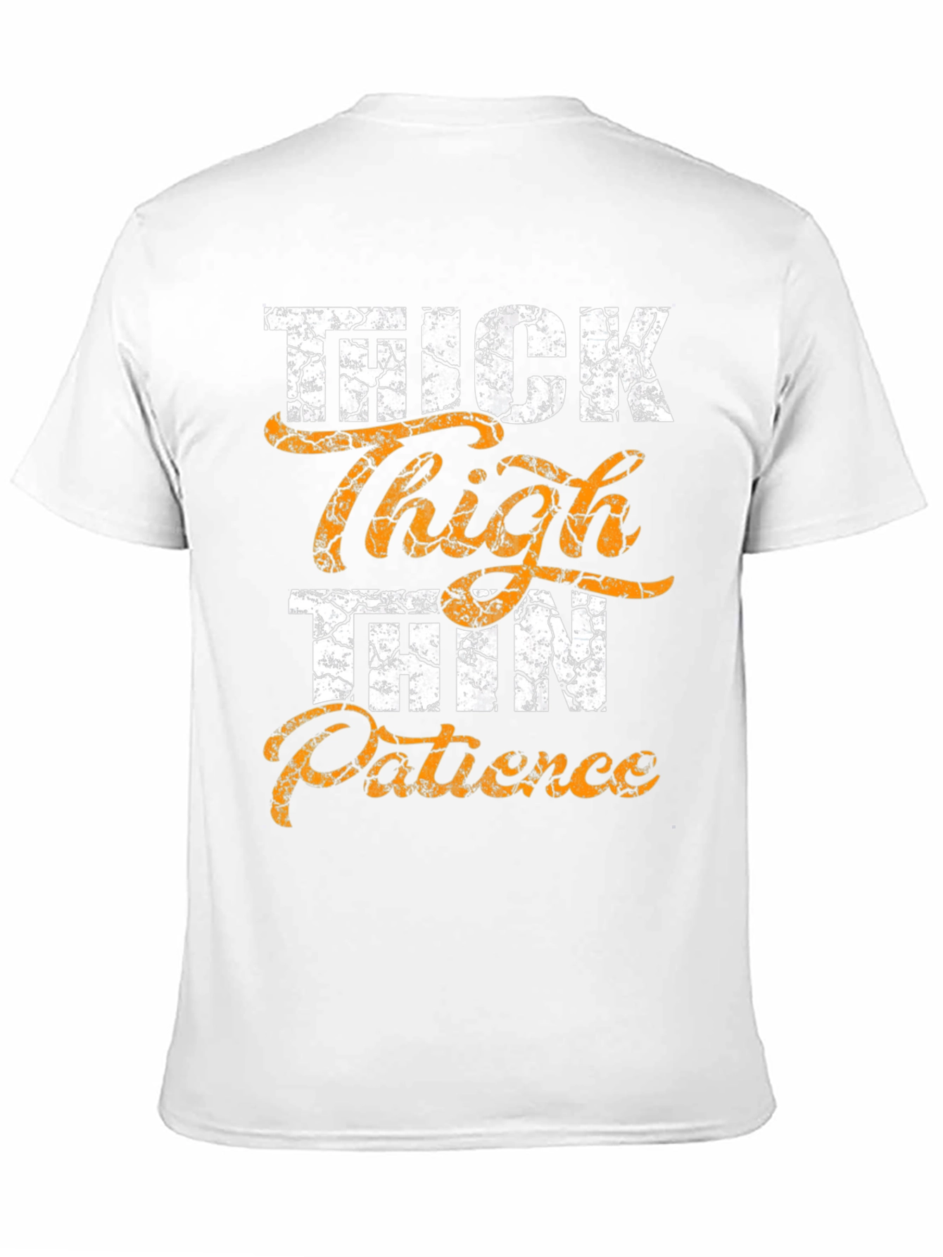 Black Thick Thighs Thin Patience Graphic T-Shirt view 11