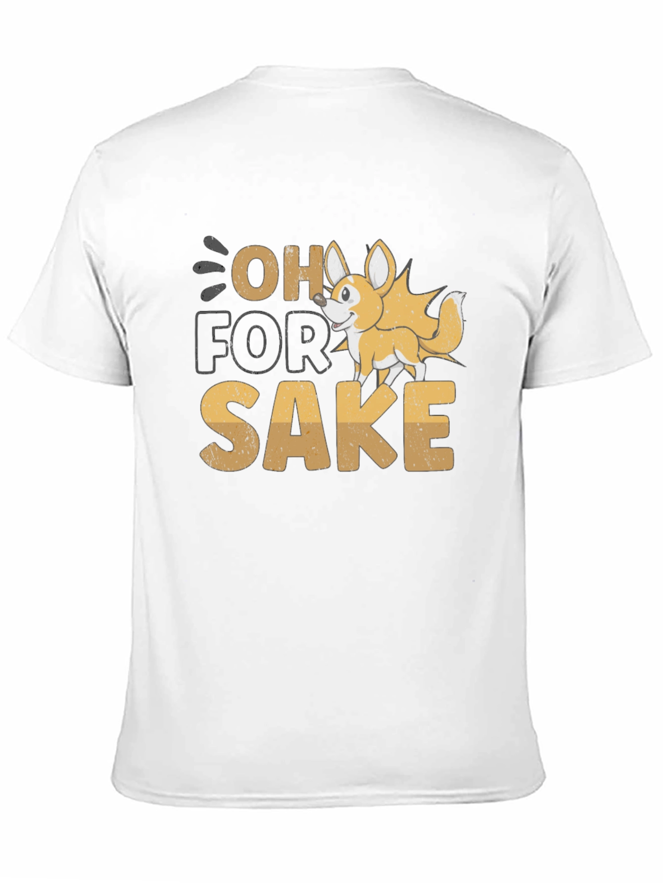 Black Oh For Sake Corgi Graphic Tee view 11