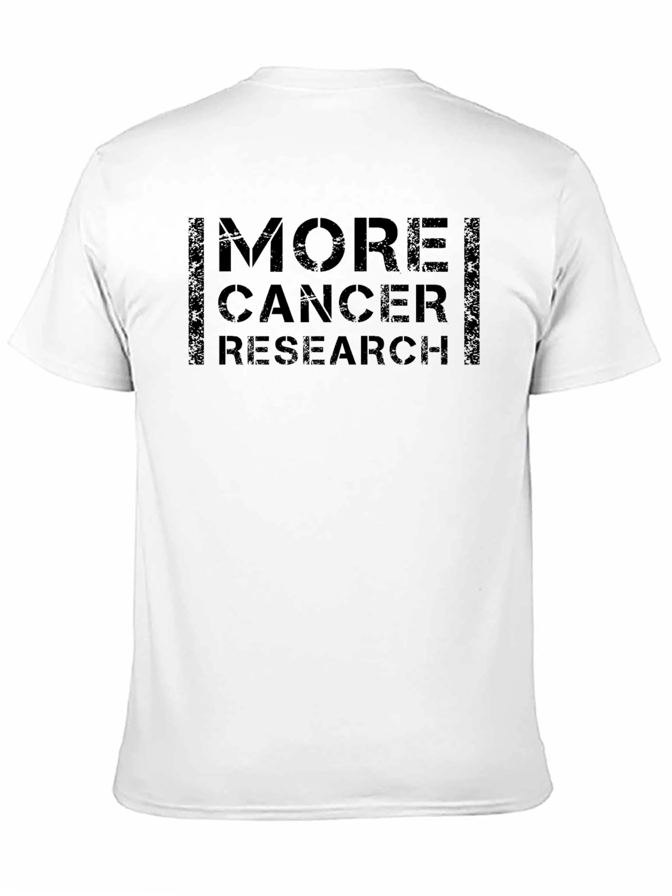 Black More Cancer Research Black T-Shirt view 11