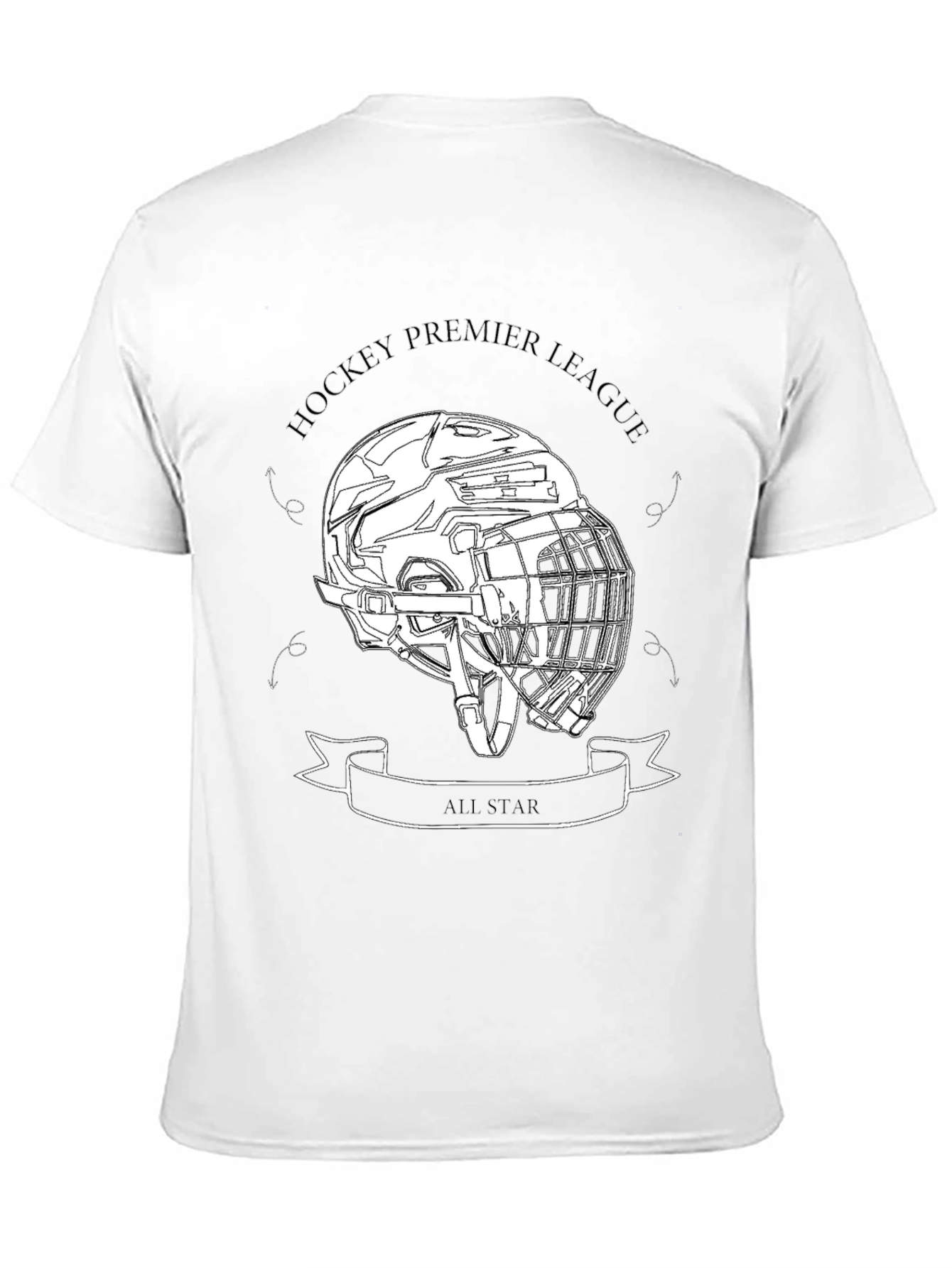 Black Hockey Premier League All-Star Graphic Tee view 11