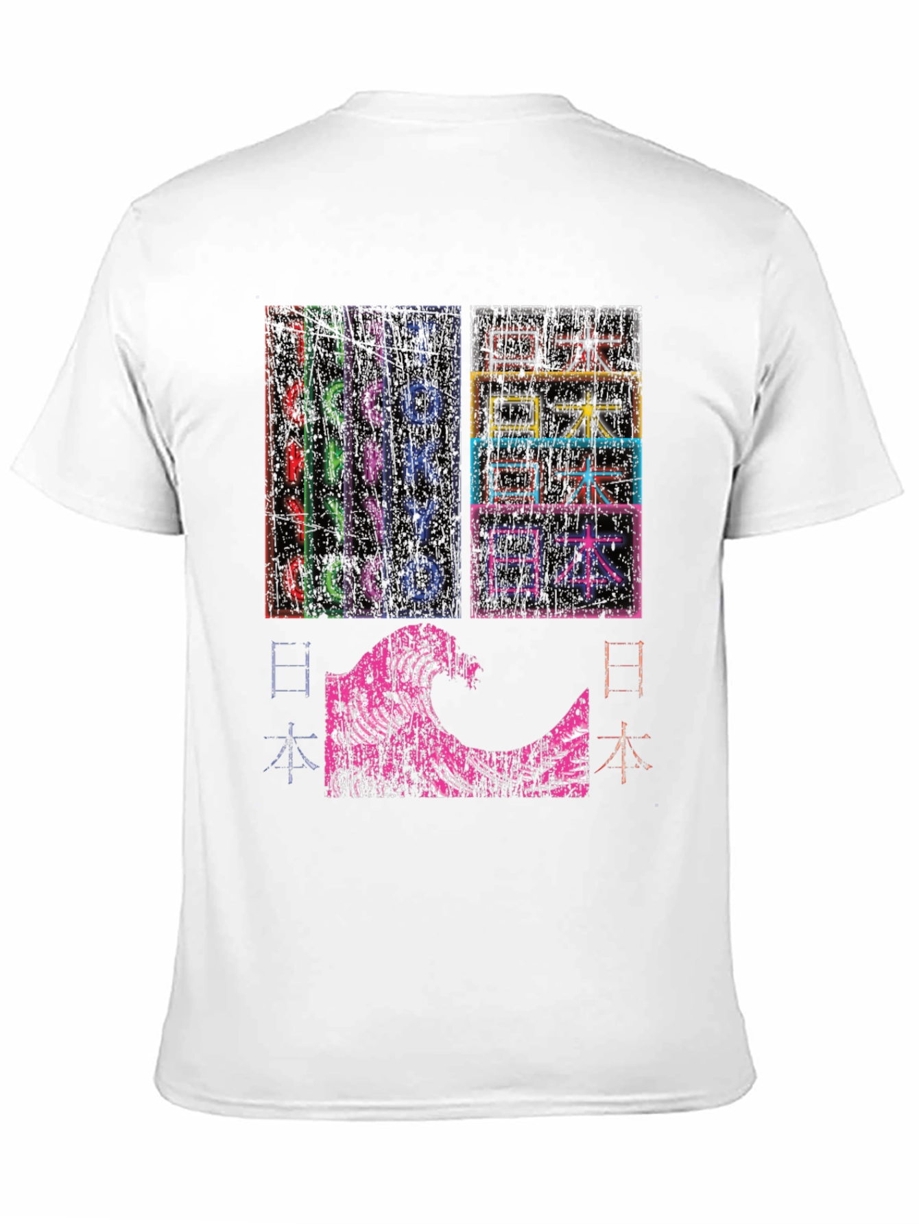 Black Tokyo Wave Graphic T-Shirt - Japan Inspired Design view 11