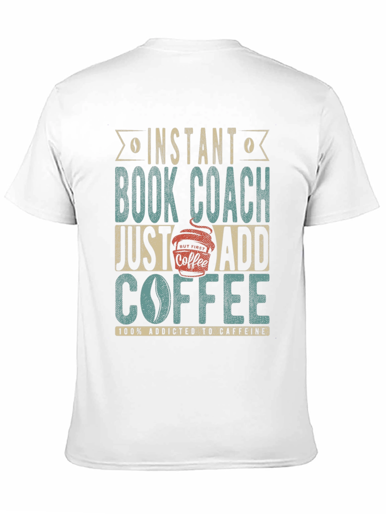 Black Instant Book Coach T-Shirt - Add Coffee view 11