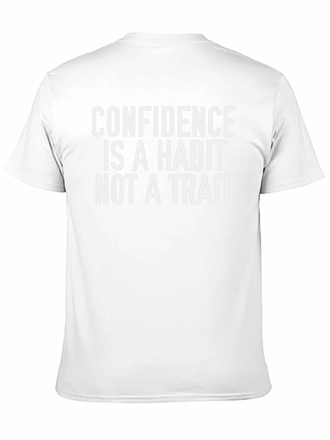 Black Confidence Habit Tee - Mens Graphic T-Shirt view 11