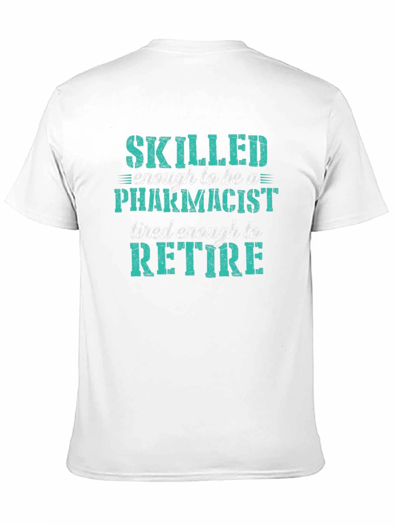 Black Skilled Pharmacist Ready to Retire Graphic Tee view 11
