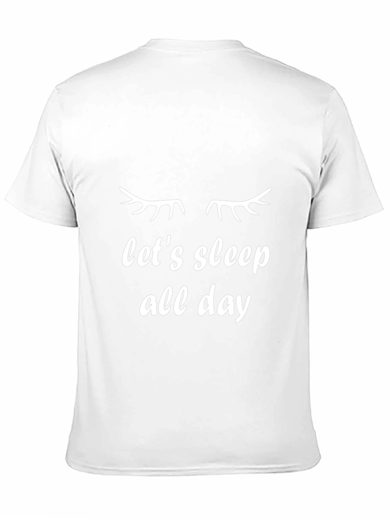 Black Let's Sleep All Day Black Tee view 11