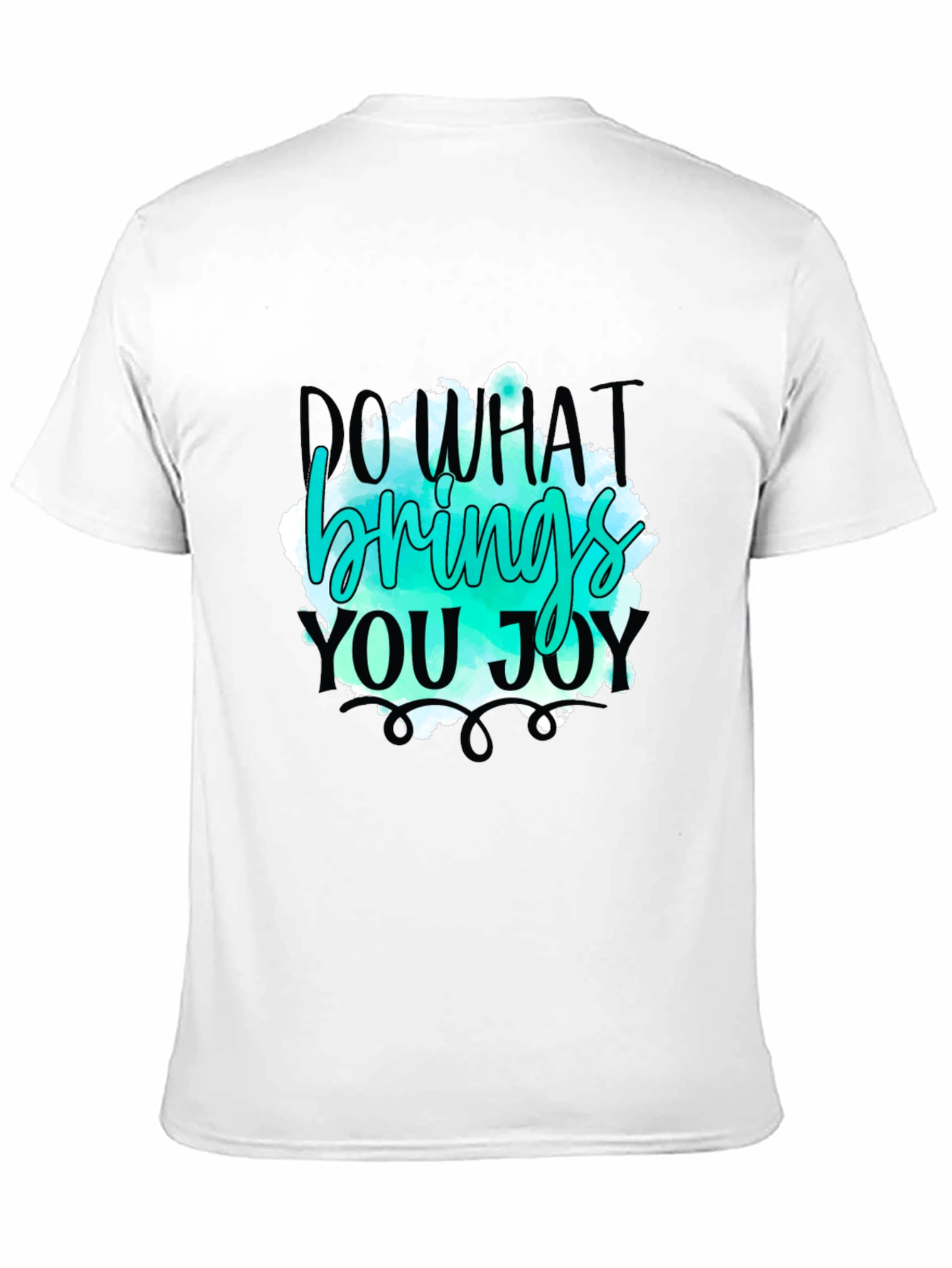 Black Do What Brings You Joy Black Graphic T-Shirt view 11