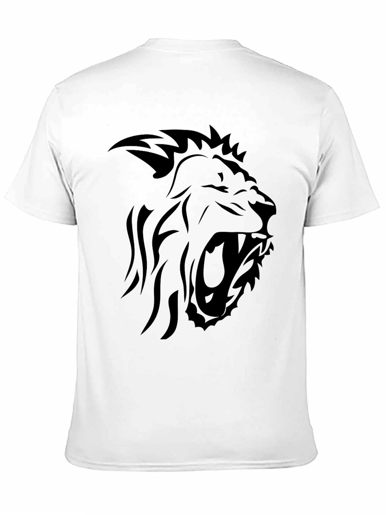 Black Lion Graphic Black T-Shirt - Bold Streetwear Style view 11