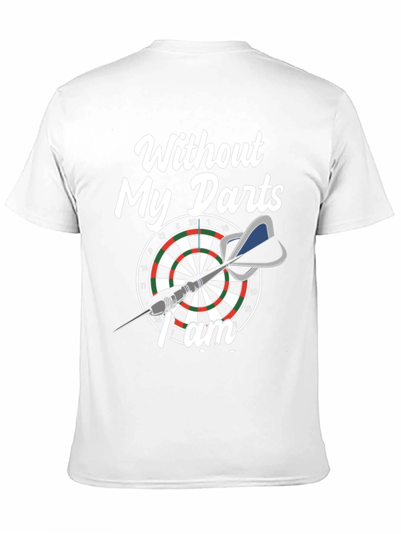 Black Dart Lover T-Shirt - Without My Darts I Am... view 11