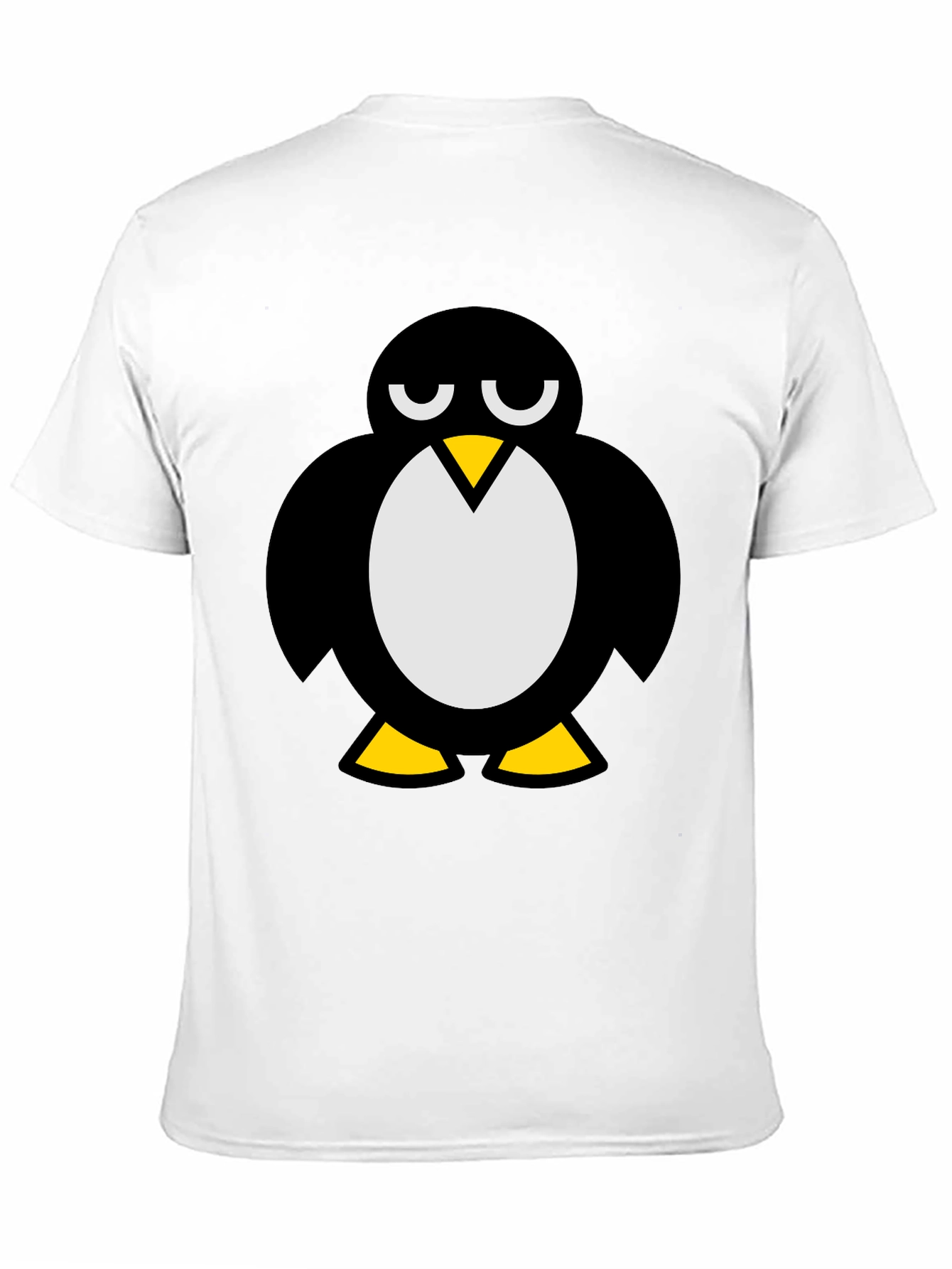 Black Cool Penguin Graphic T-Shirt - Black view 11