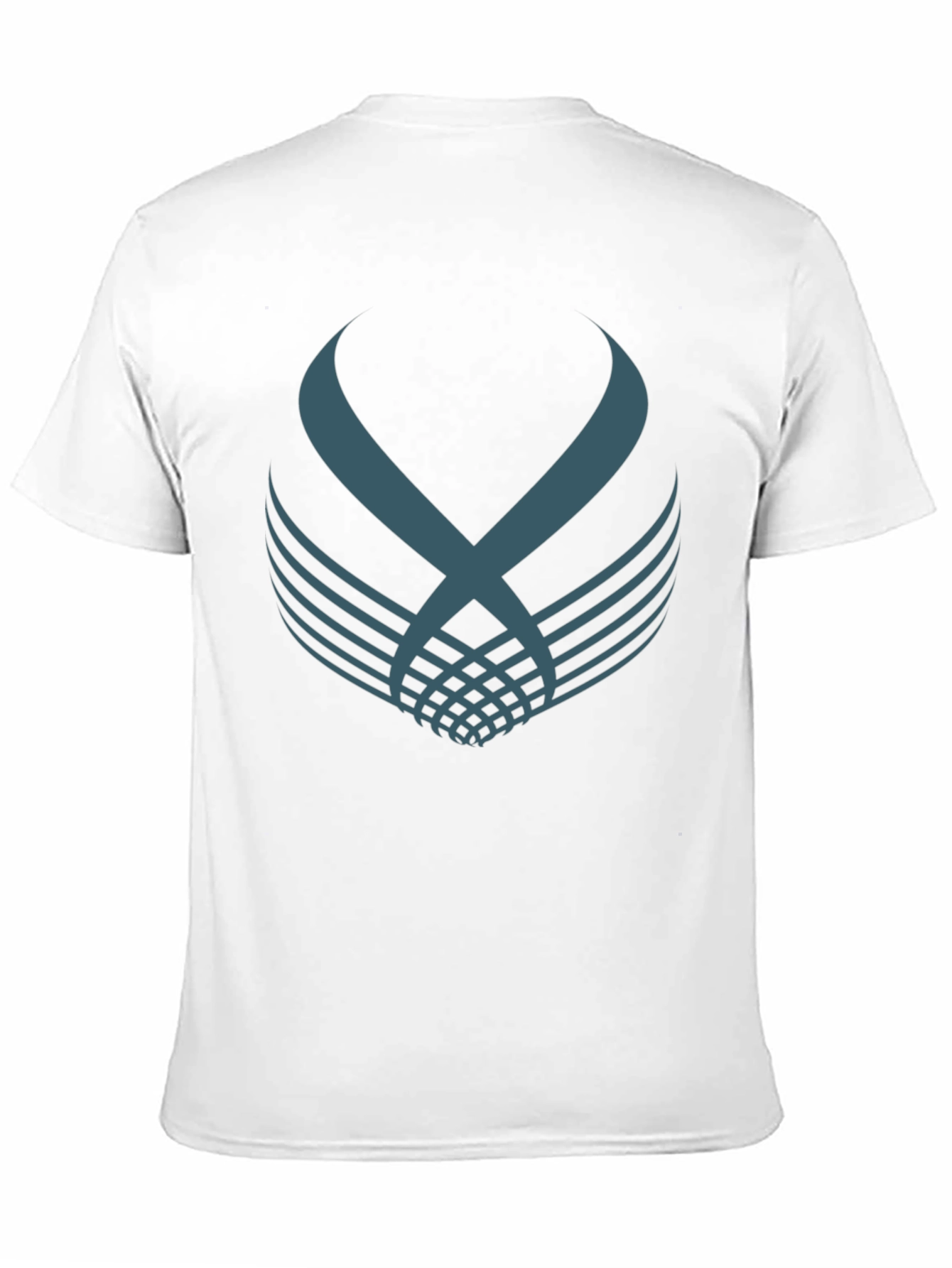 Black Abstract Graphic Print Crew Neck T-Shirt view 11