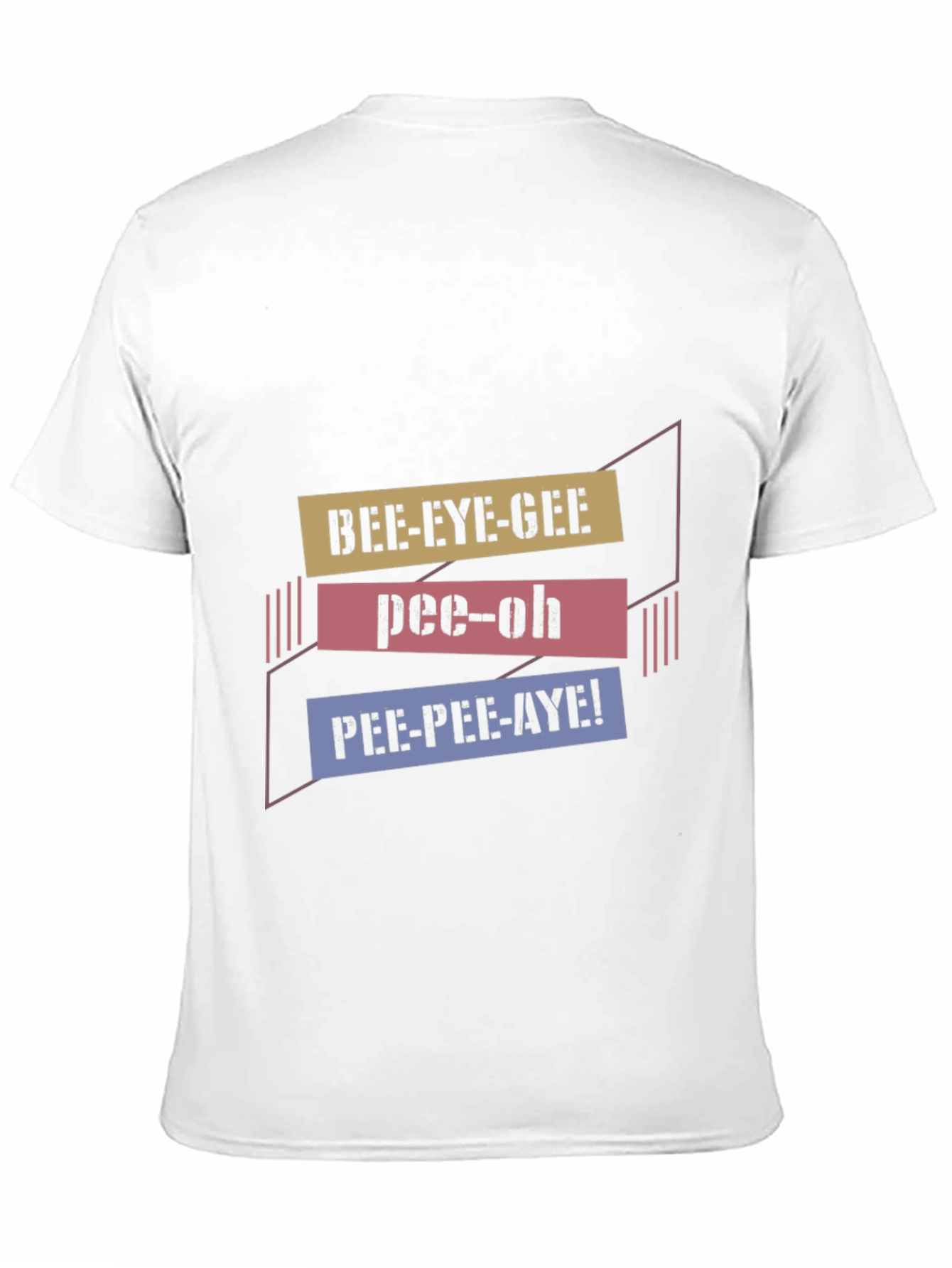 Black Bee-Eye-Gee Pee-Oh PEE-PEE-AYE! Black T-Shirt view 11