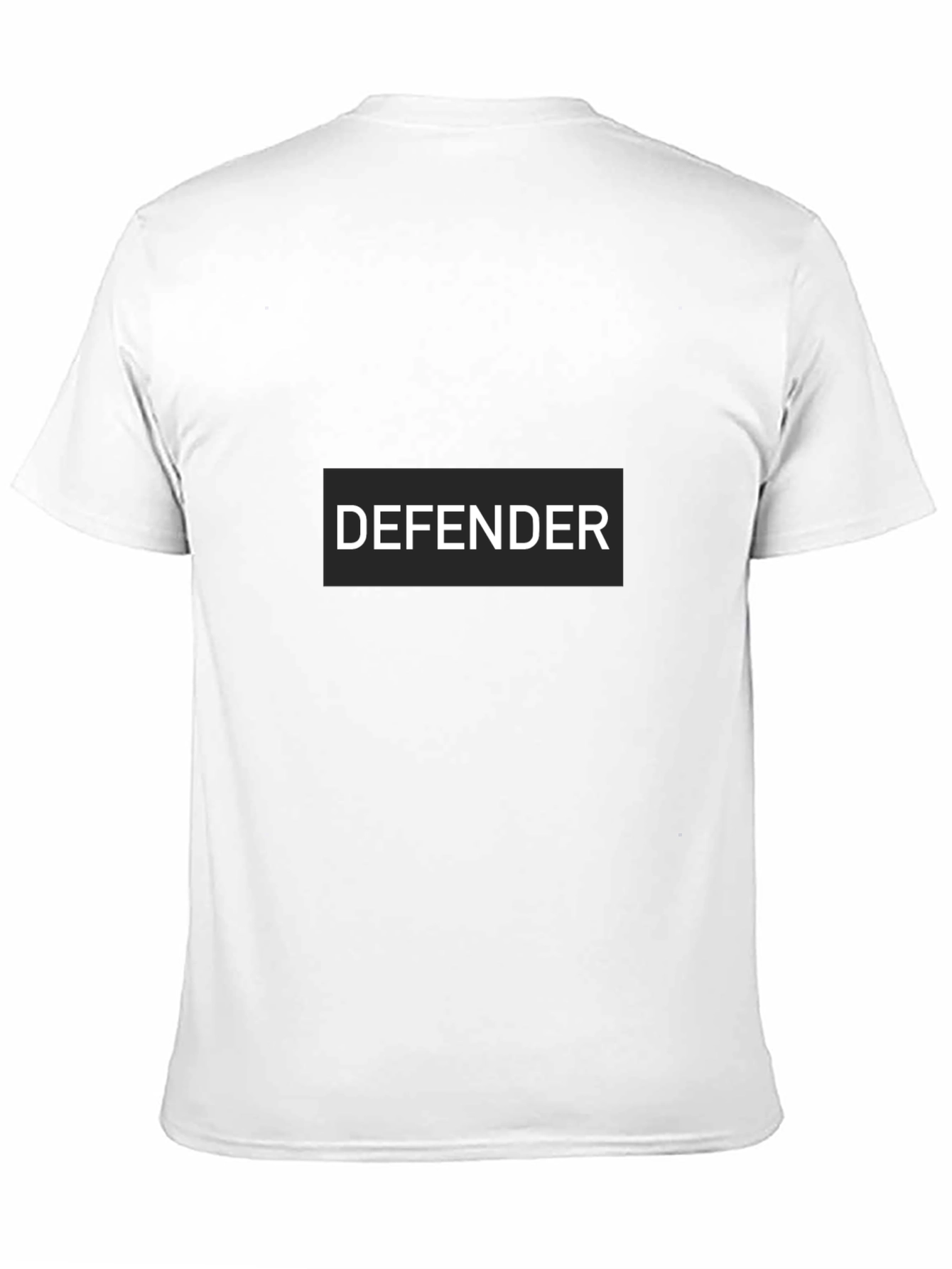 Black Defender Black T-Shirt view 11