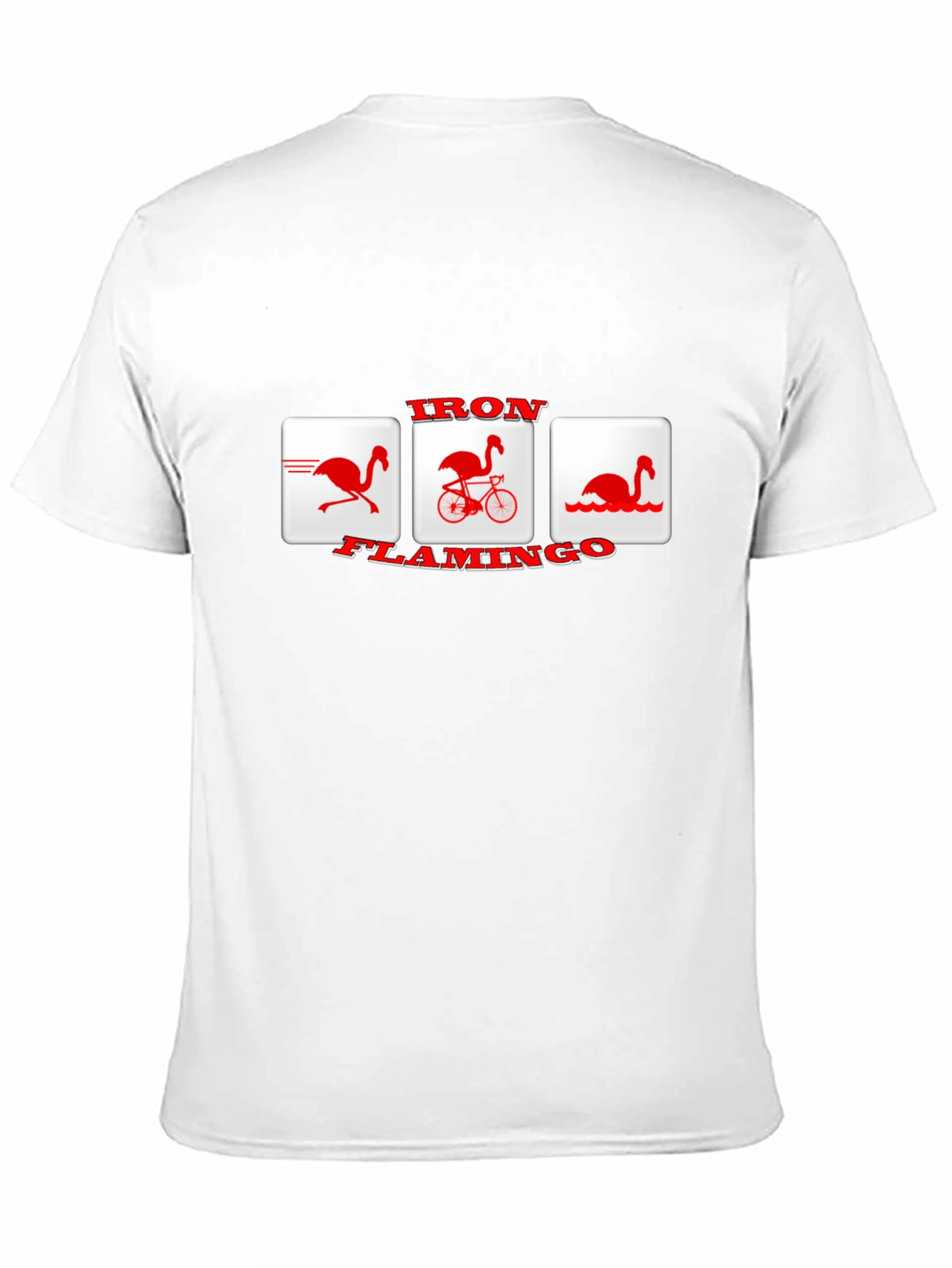 Black Iron Flamingo T-Shirt - Unique Graphic Tee view 11