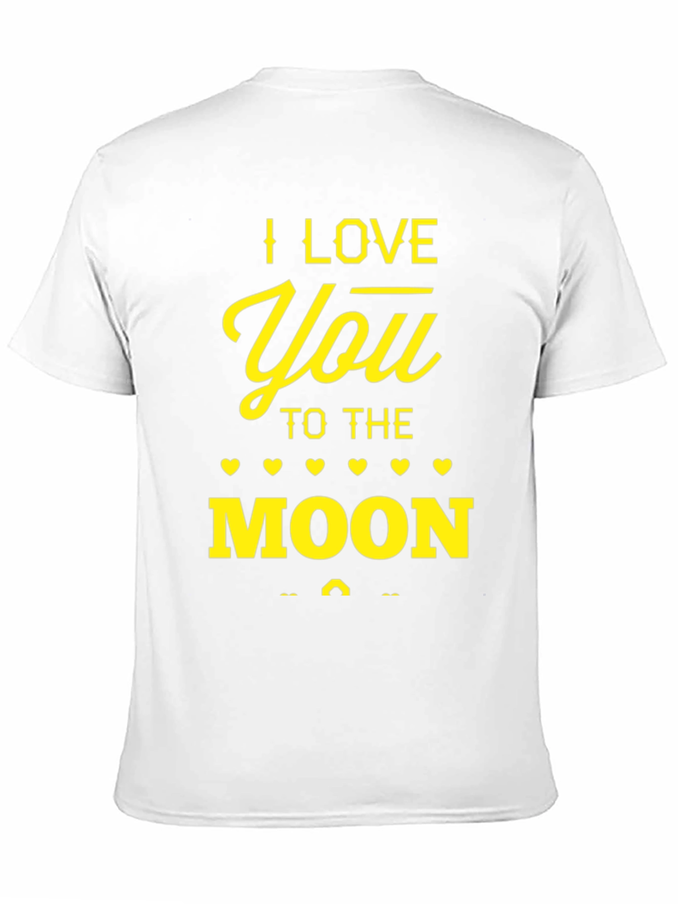 Black I Love You to the Moon T-Shirt - Men's Graphic Tee view 11