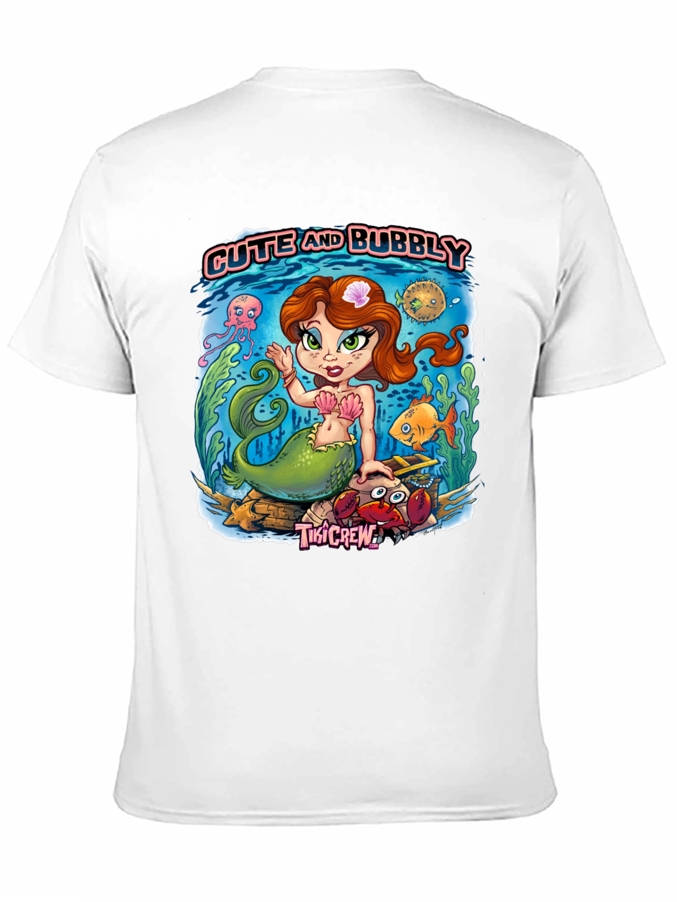 Cute and Bubbly Mermaid Graphic Tee - 11
