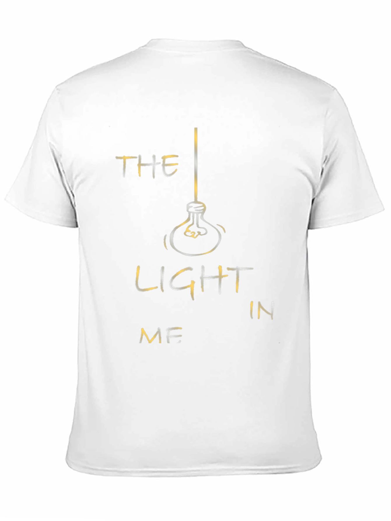 Black The Light in Me Graphic Tee - Black Cotton Blend view 11
