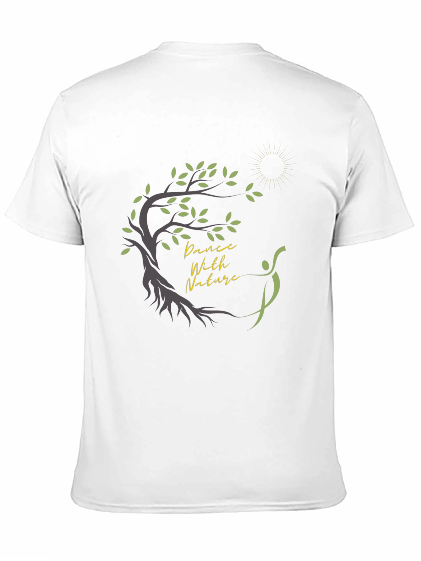 Black Dance with Nature Graphic T-Shirt view 11