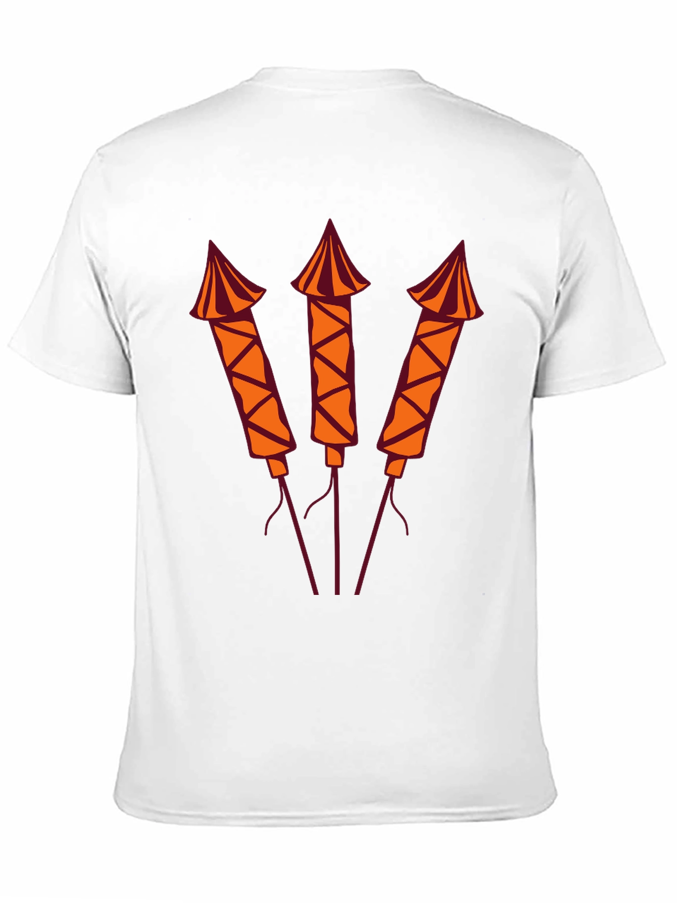 Black Firecracker Graphic Tee - Black Crew Neck T-Shirt view 11