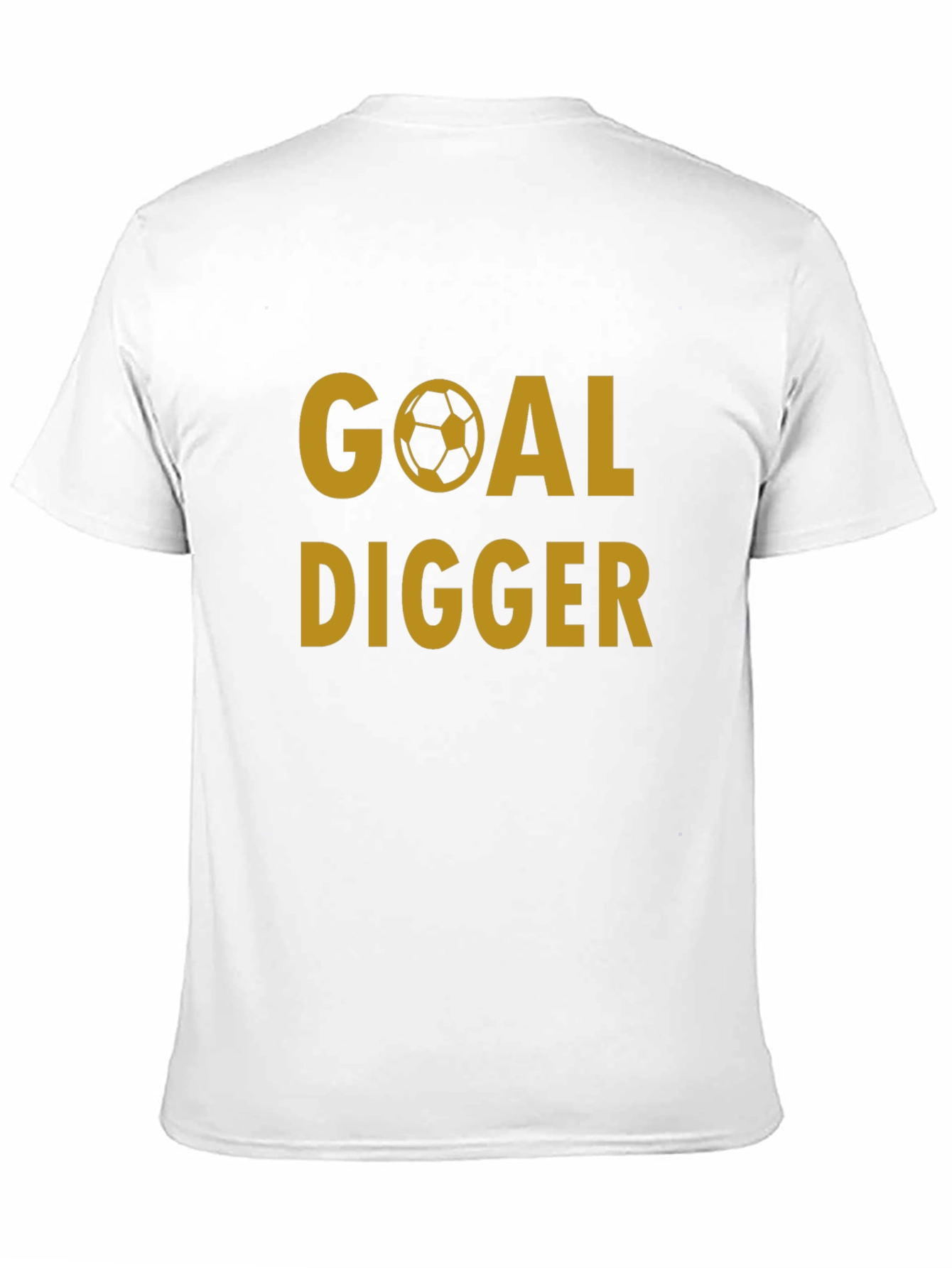 Black Goal Digger T-Shirt - Funny Soccer Tee view 11