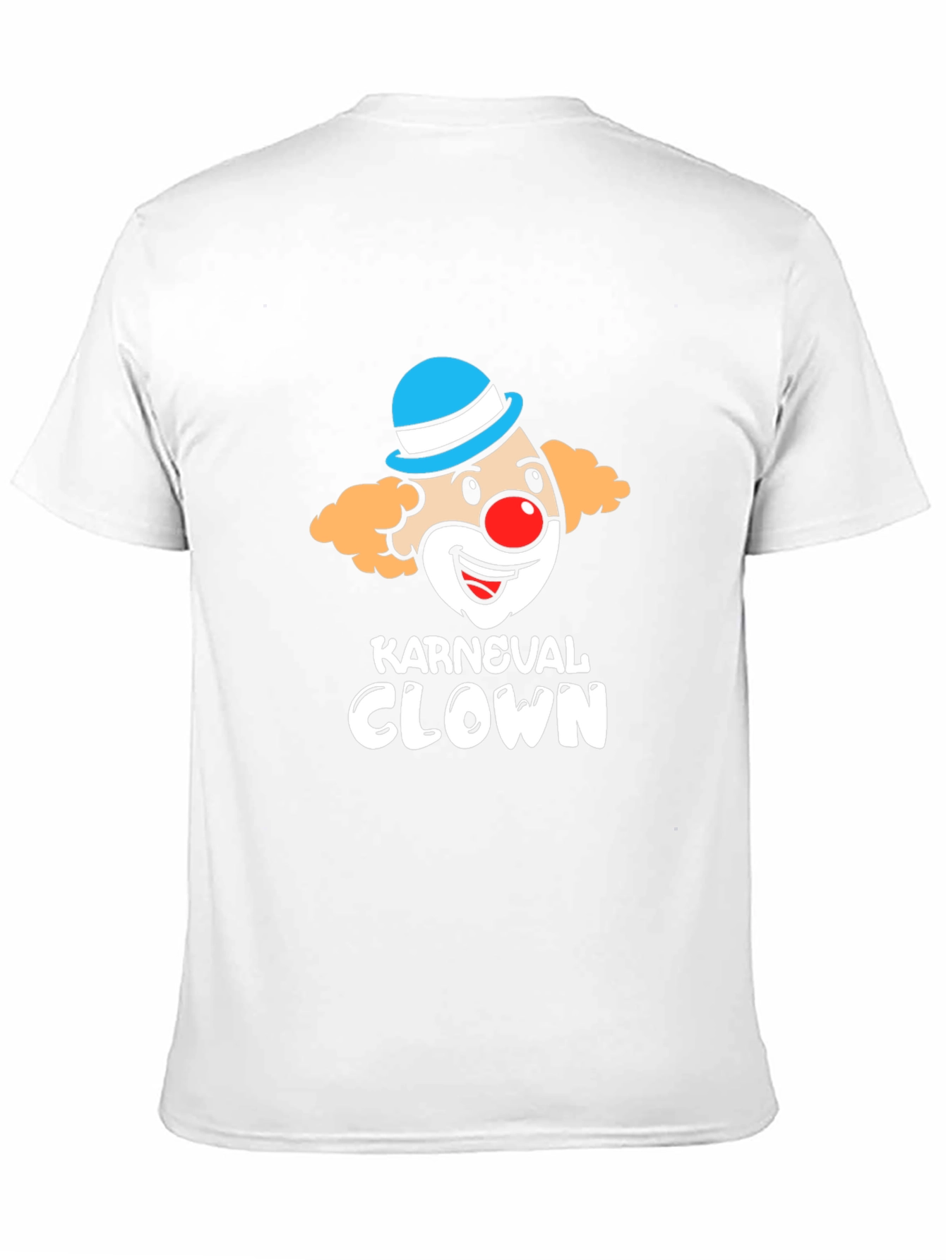 Black Karneval Clown T-Shirt - Black Graphic Tee view 11