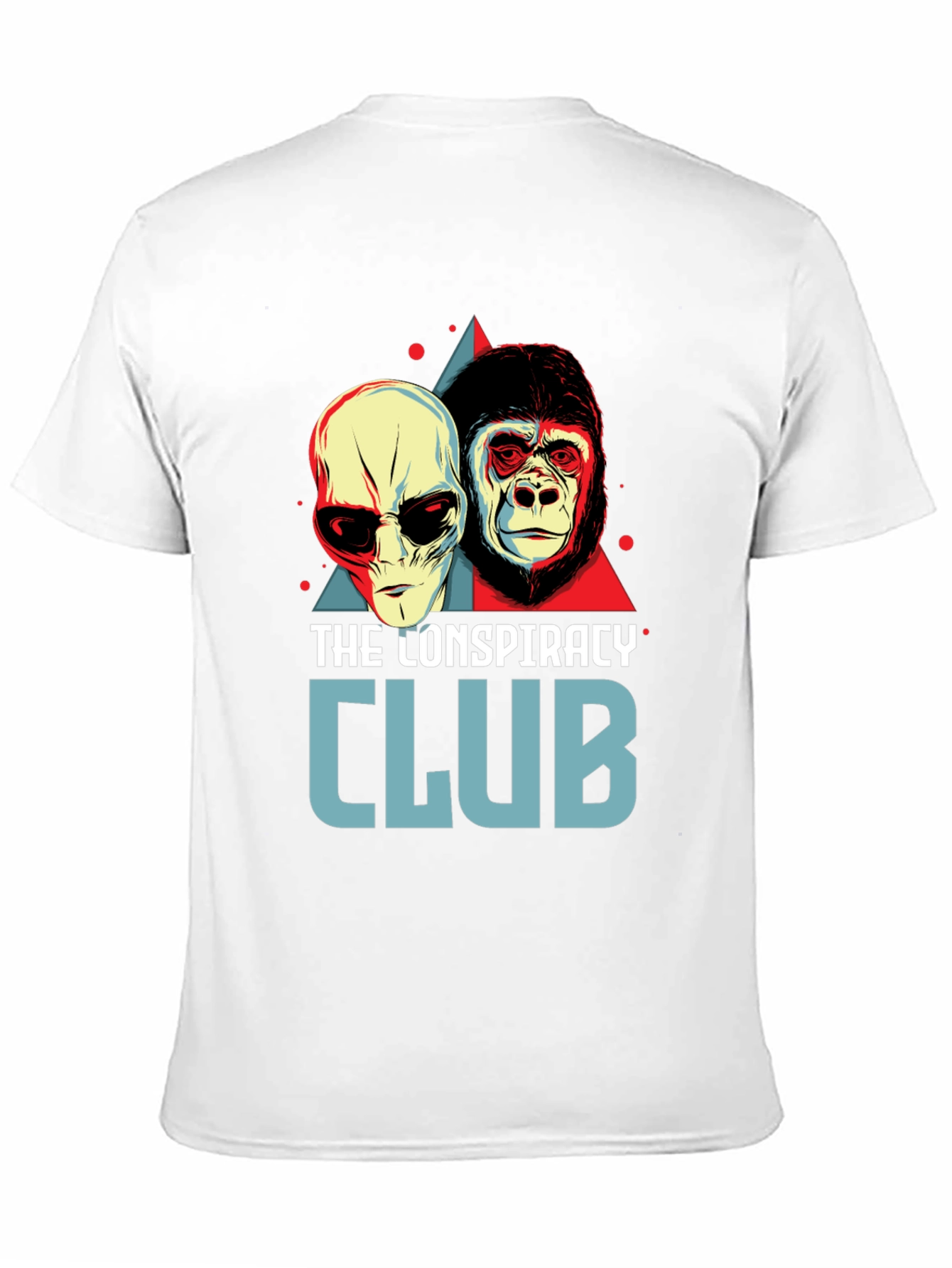 Black Conspiracy Club Graphic T-Shirt view 11