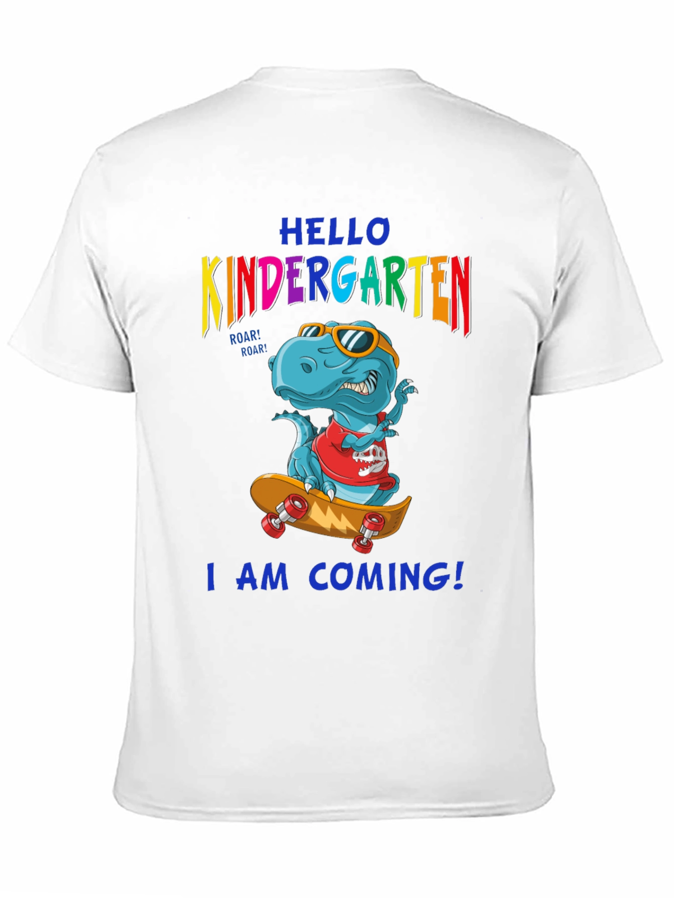 Black Kindergarten Dinosaur T-Shirt view 11