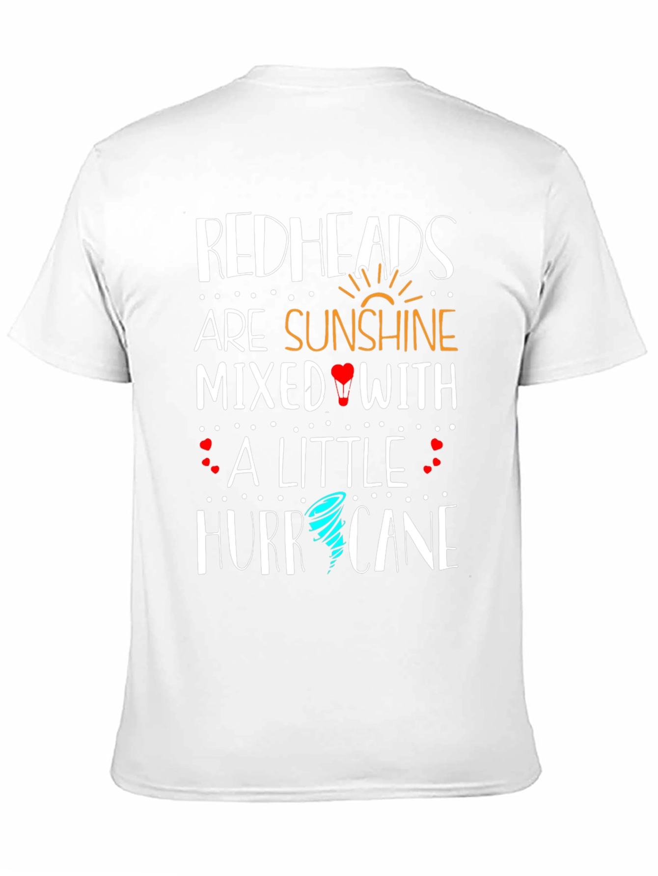 Black Redheads Are Sunshine Mixed with Hurricane T-Shirt view 11