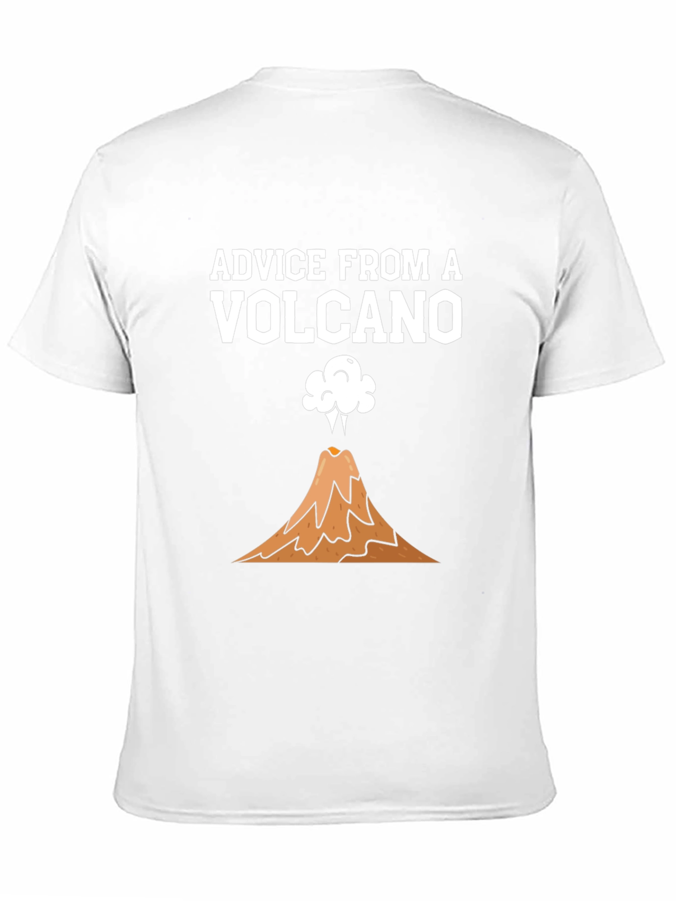 Black Advice From A Volcano Graphic T-Shirt view 11