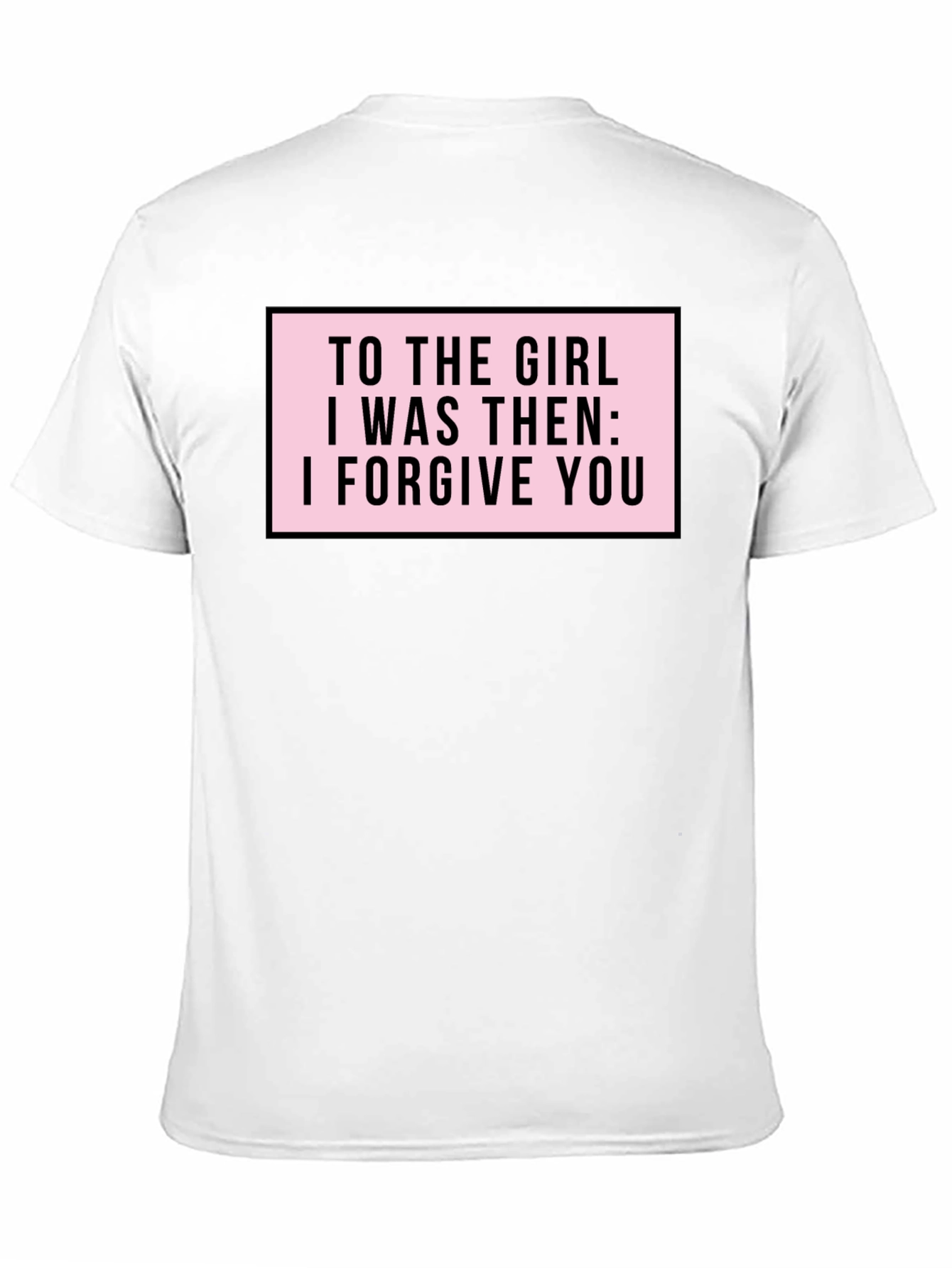 Black Forgive You Graphic Tee - Empowering Statement Shirt view 11