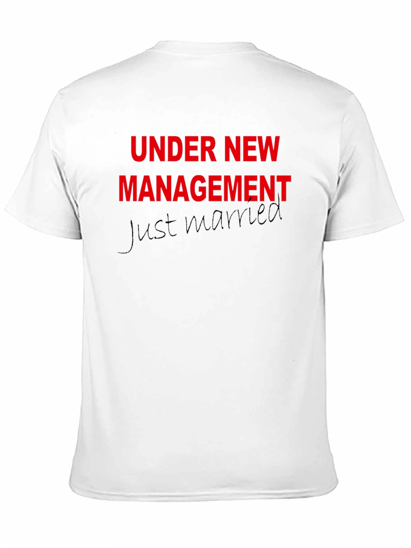 Black Under New Management T-Shirt view 11