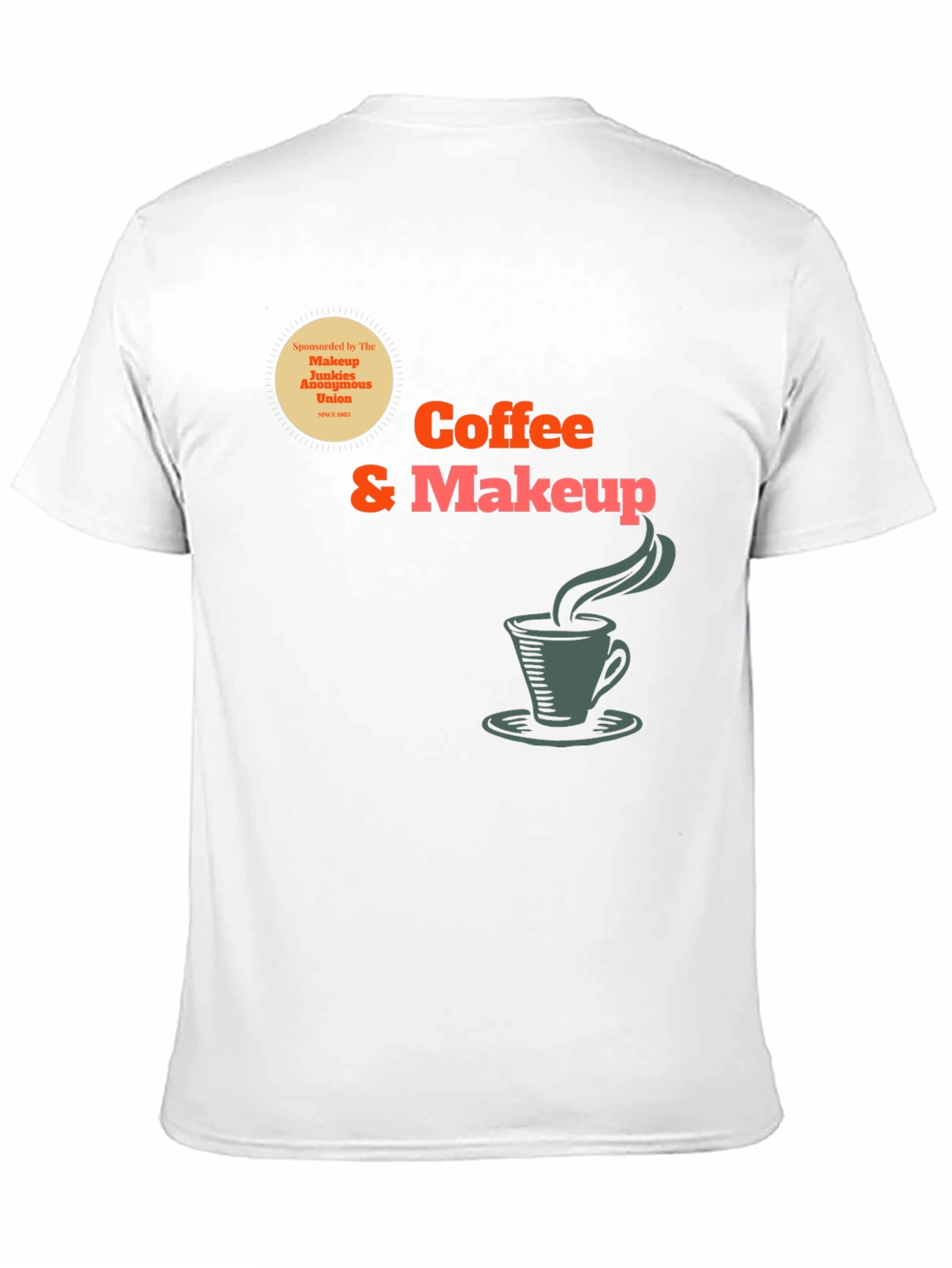 Black Coffee & Makeup T-Shirt view 11