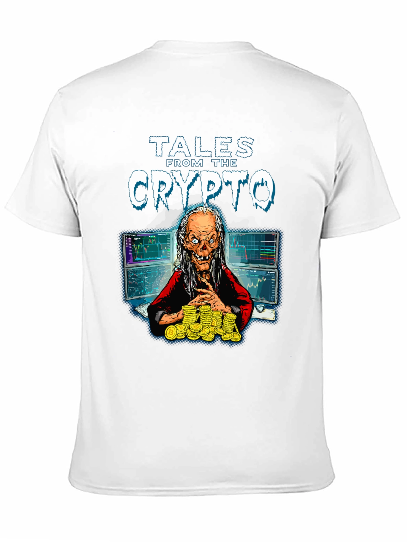 Black Tales From The Crypto Graphic T-Shirt view 11