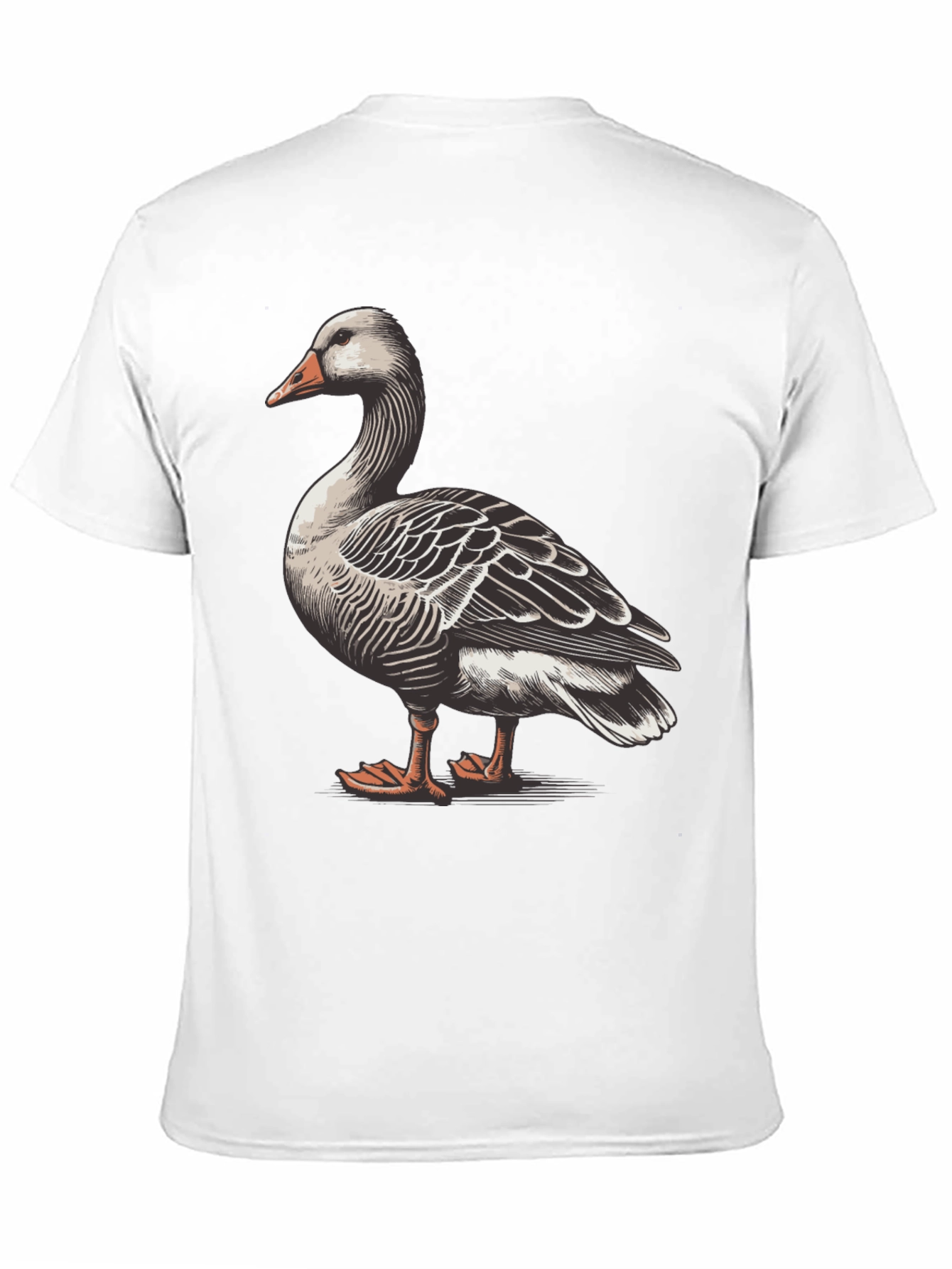 Black Goose Graphic T-Shirt - Black Casual Tee view 11