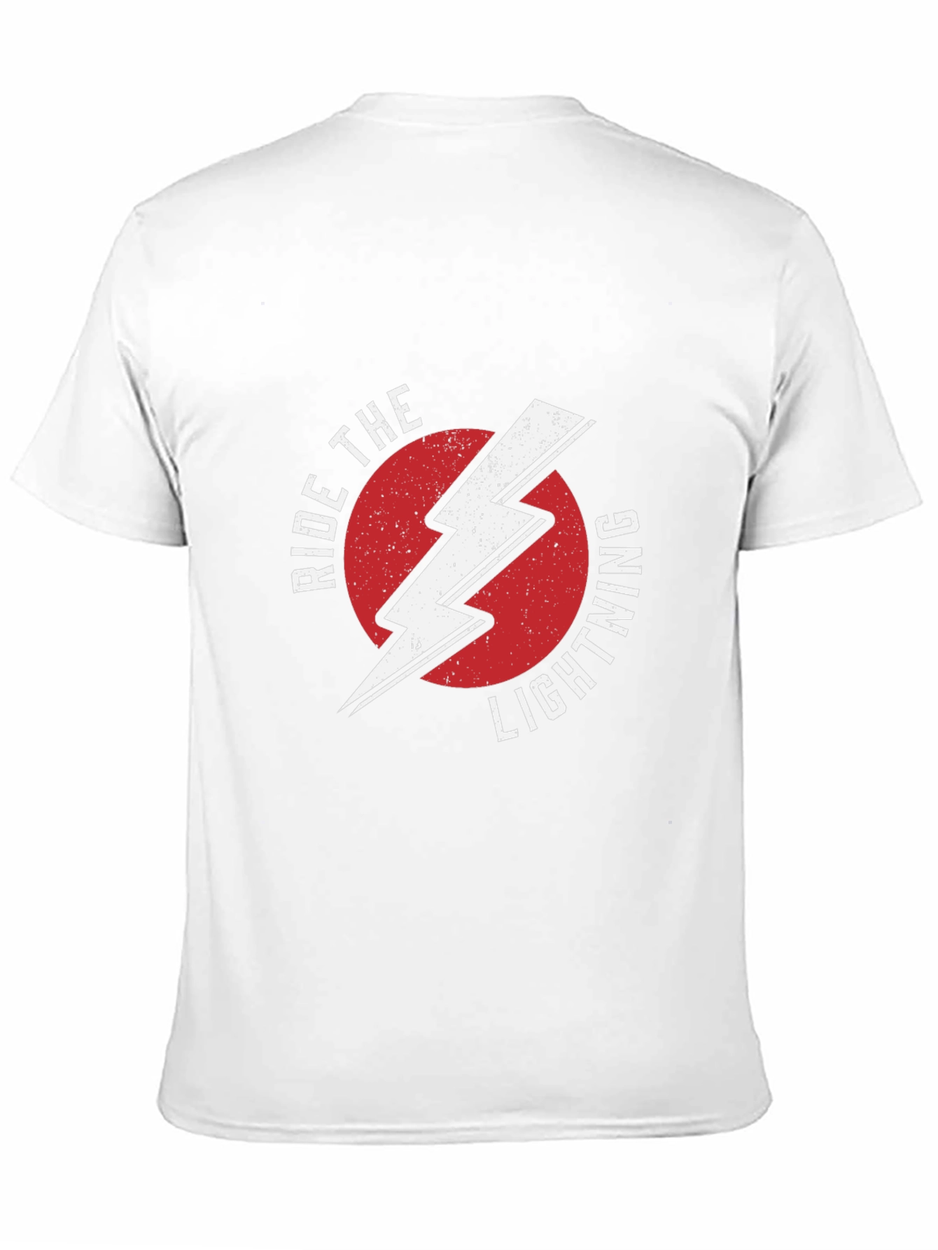 Black Ride The Lightning Graphic Tee - Black Cotton T-Shirt view 11