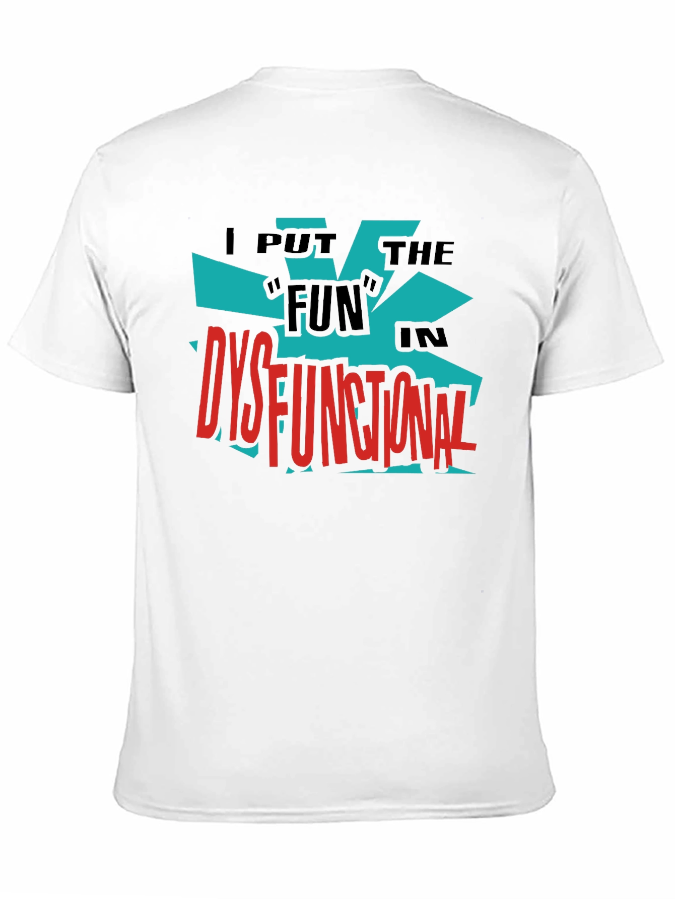 Black Dysfunctional Fun Graphic Tee - Bold Black Shirt view 11