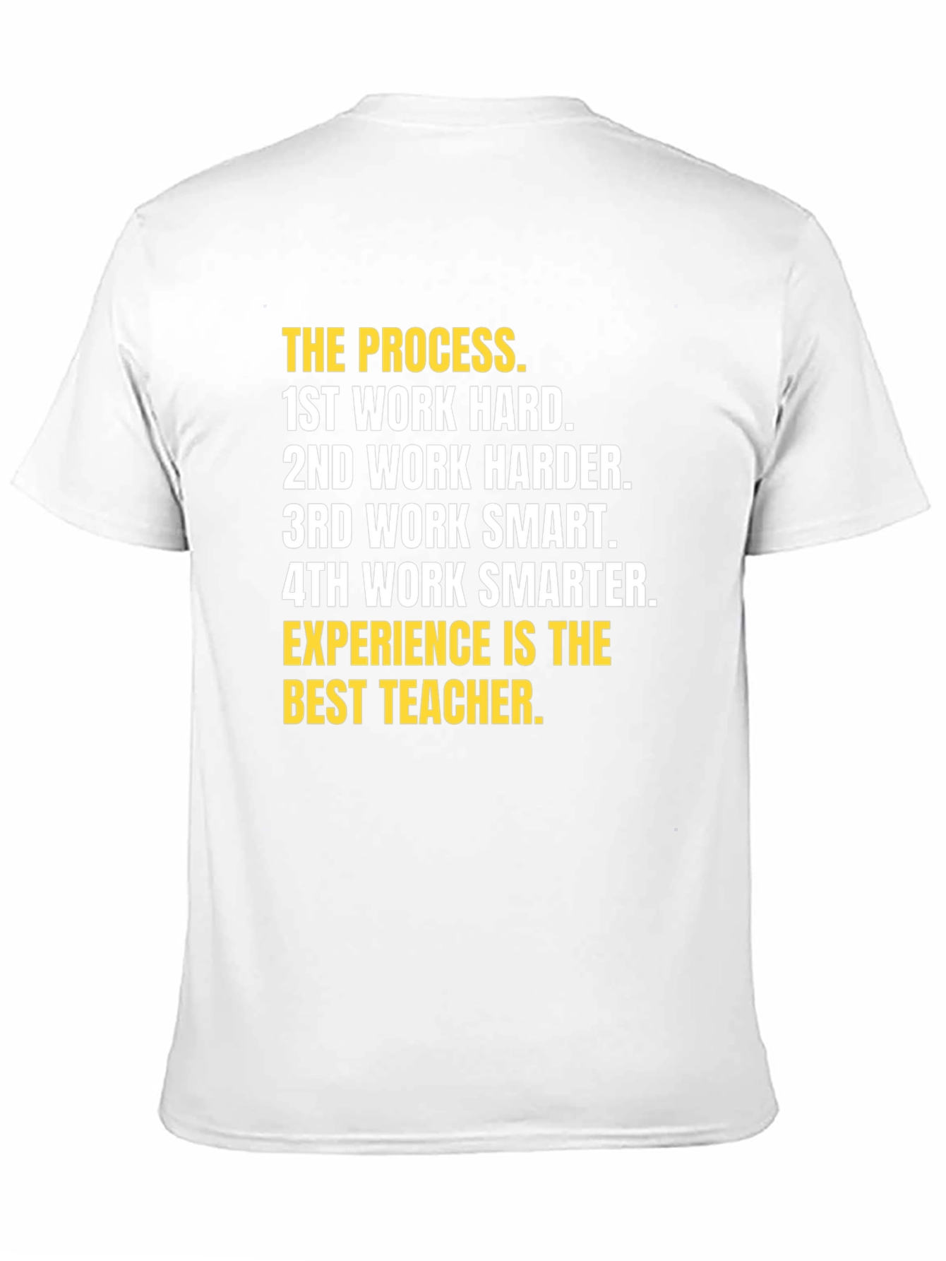 Black Motivational 'The Process' Graphic Tee view 11