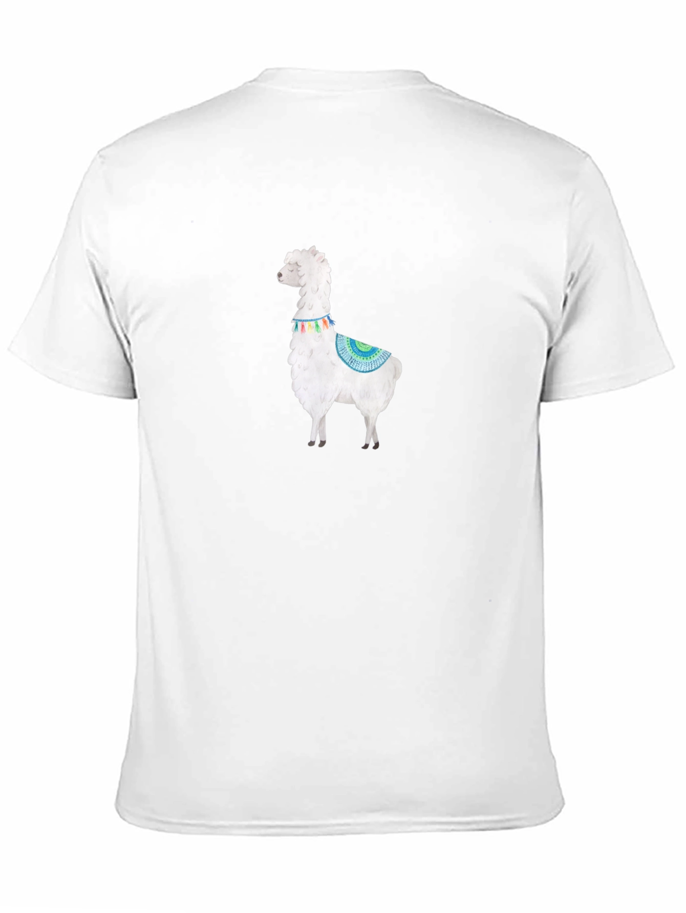 Black Llama Graphic Tee - Soft Cotton Black T-Shirt view 11