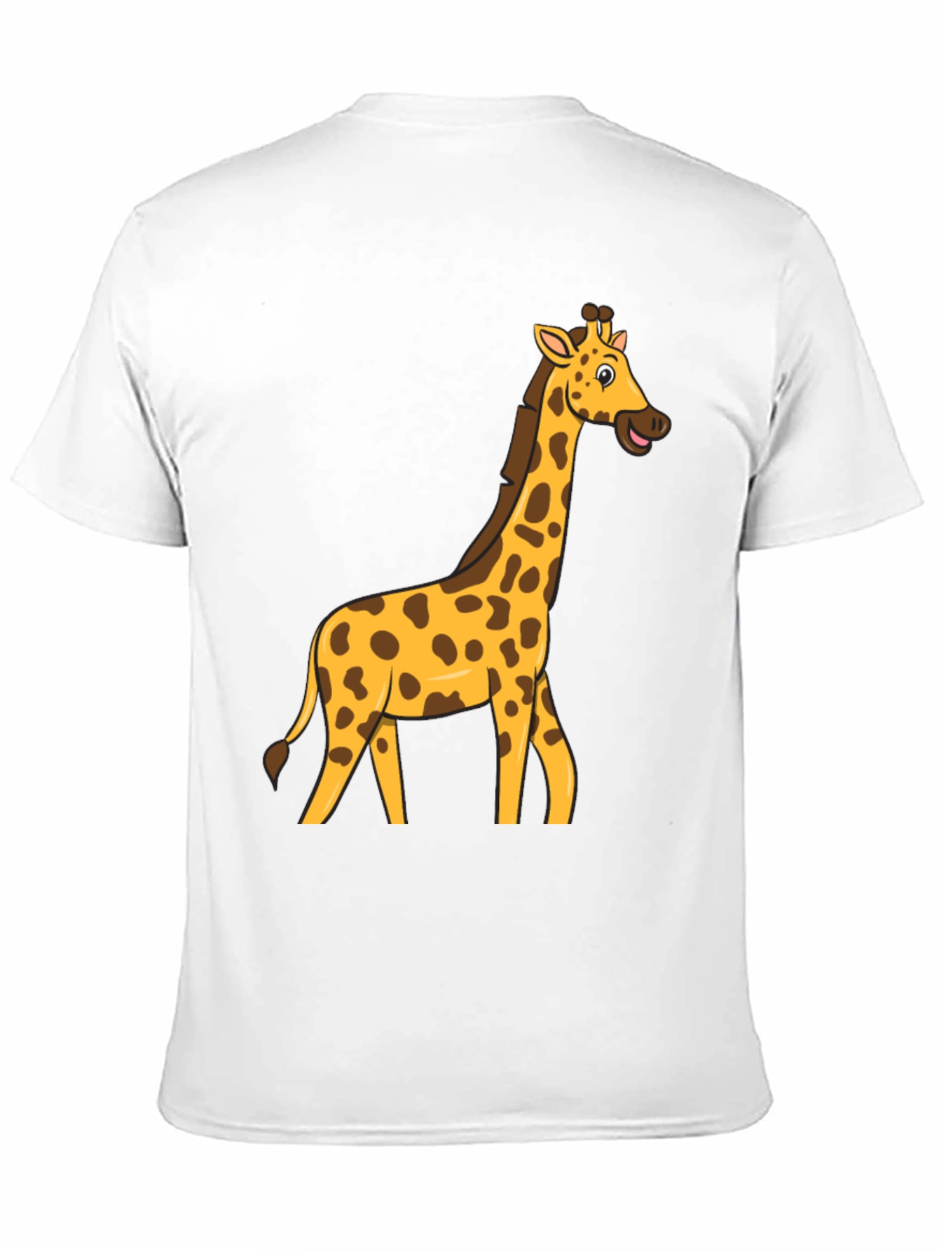 Black Giraffe Graphic T-Shirt - Fun Cartoon Tee view 11
