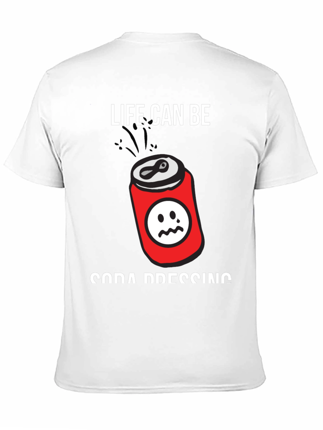 Black Life Can Be Soda Pressing Black T-Shirt view 11