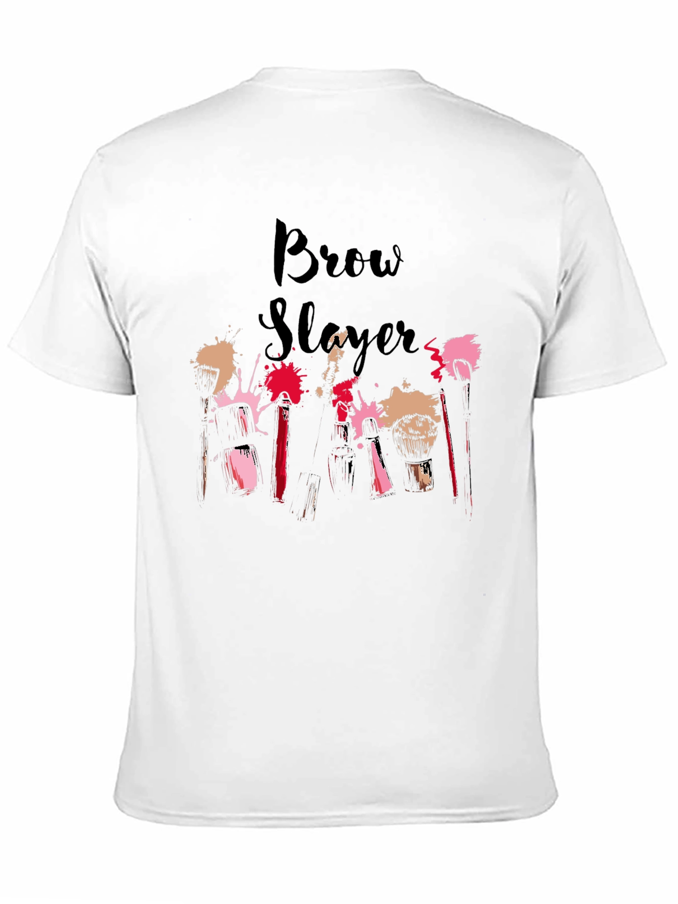 Black Brow Slayer T-Shirt - Stylish Makeup Artist Tee view 11
