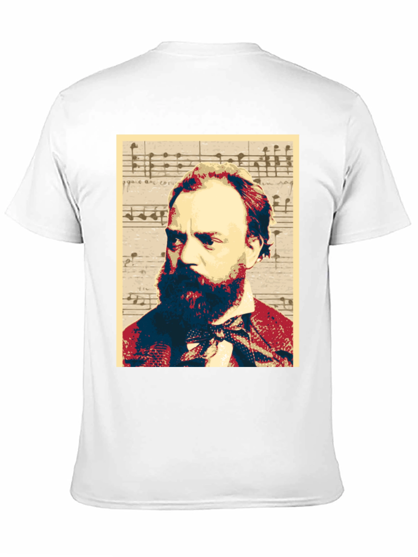 Black Musical Composer Portrait Graphic Tee view 11