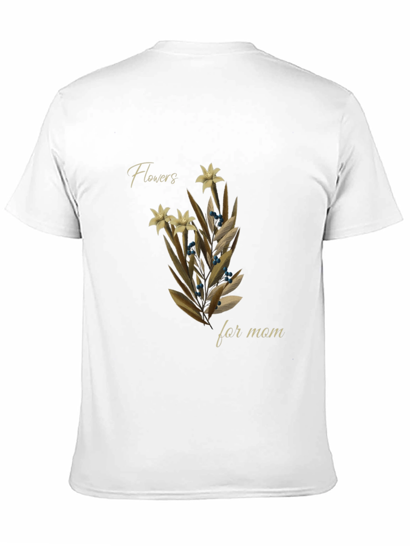 Black Floral "Flowers for Mom" Graphic Tee view 11