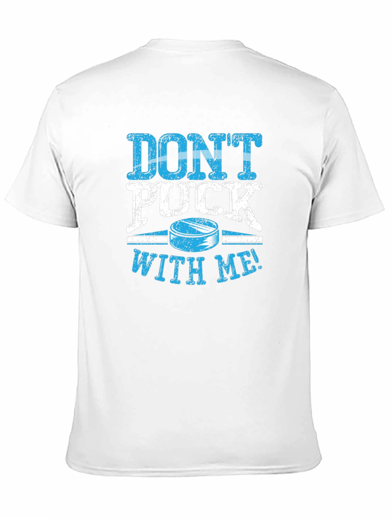 Black Don't Puck With Me Black T-Shirt view 11