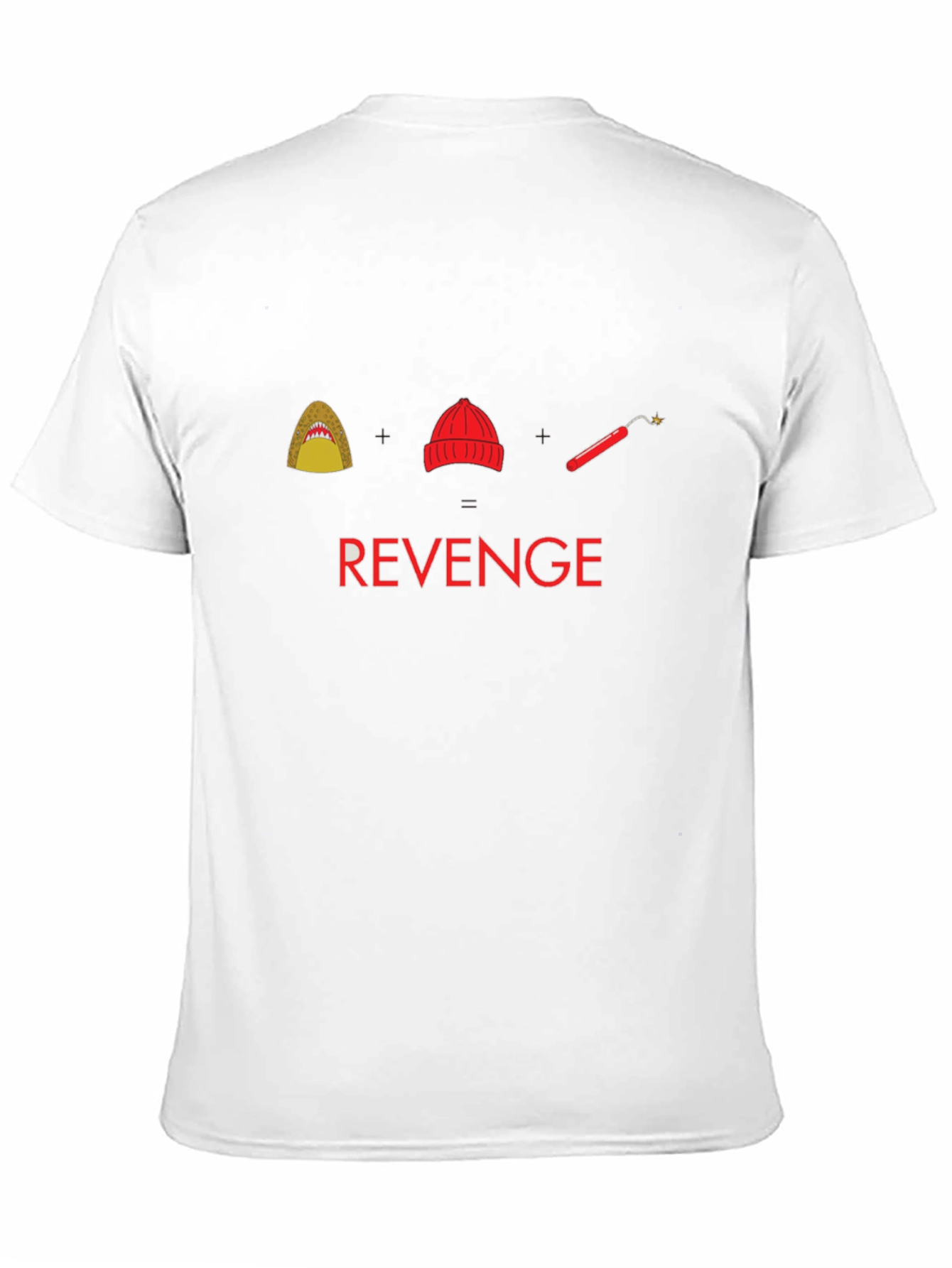 Black Shark Hat Dynamite Revenge T-Shirt view 11
