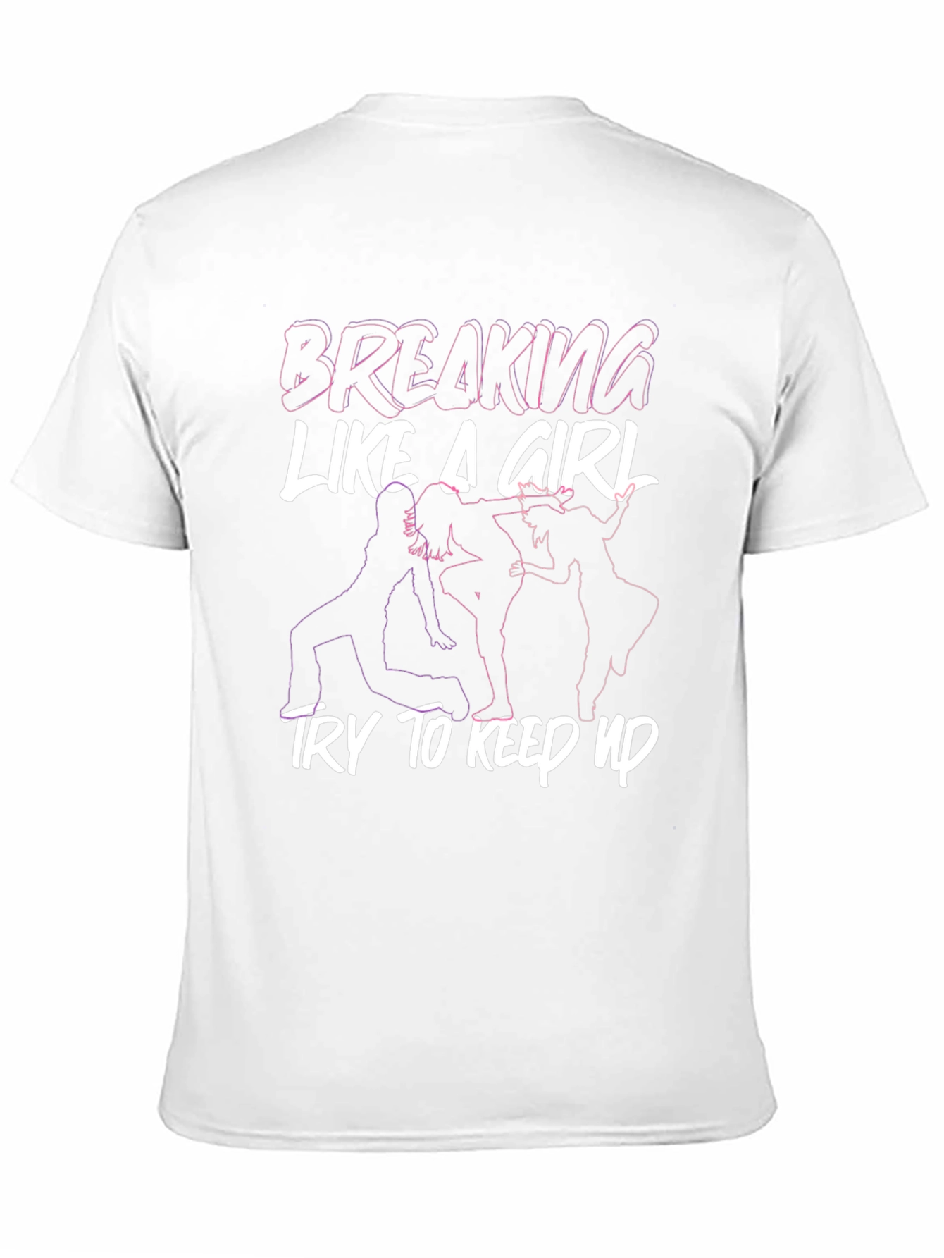 Breaking Like A Girl Graphic Tee - Black - 11