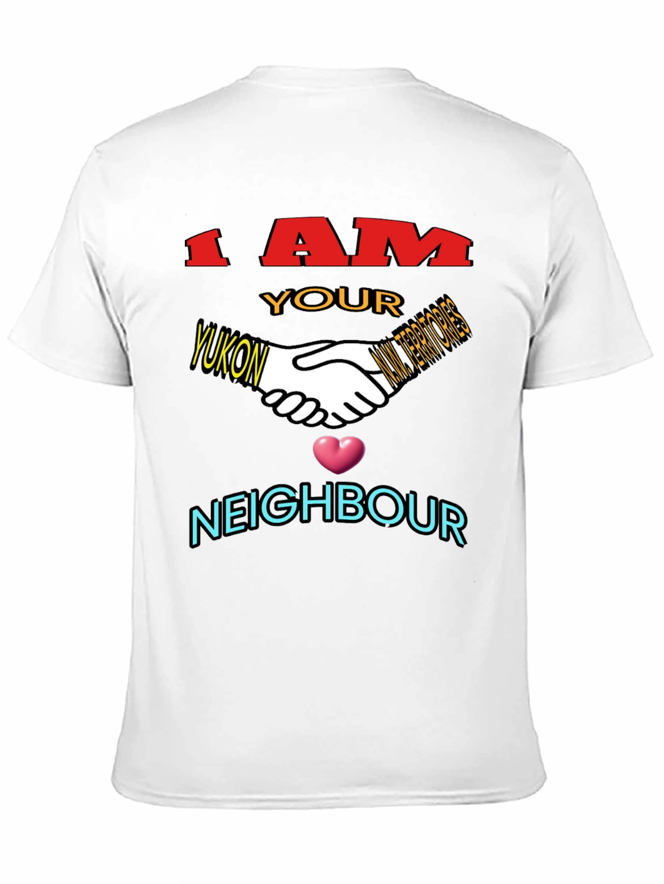 Black Yukon Neighbour T-Shirt - Unisex Graphic Tee view 11