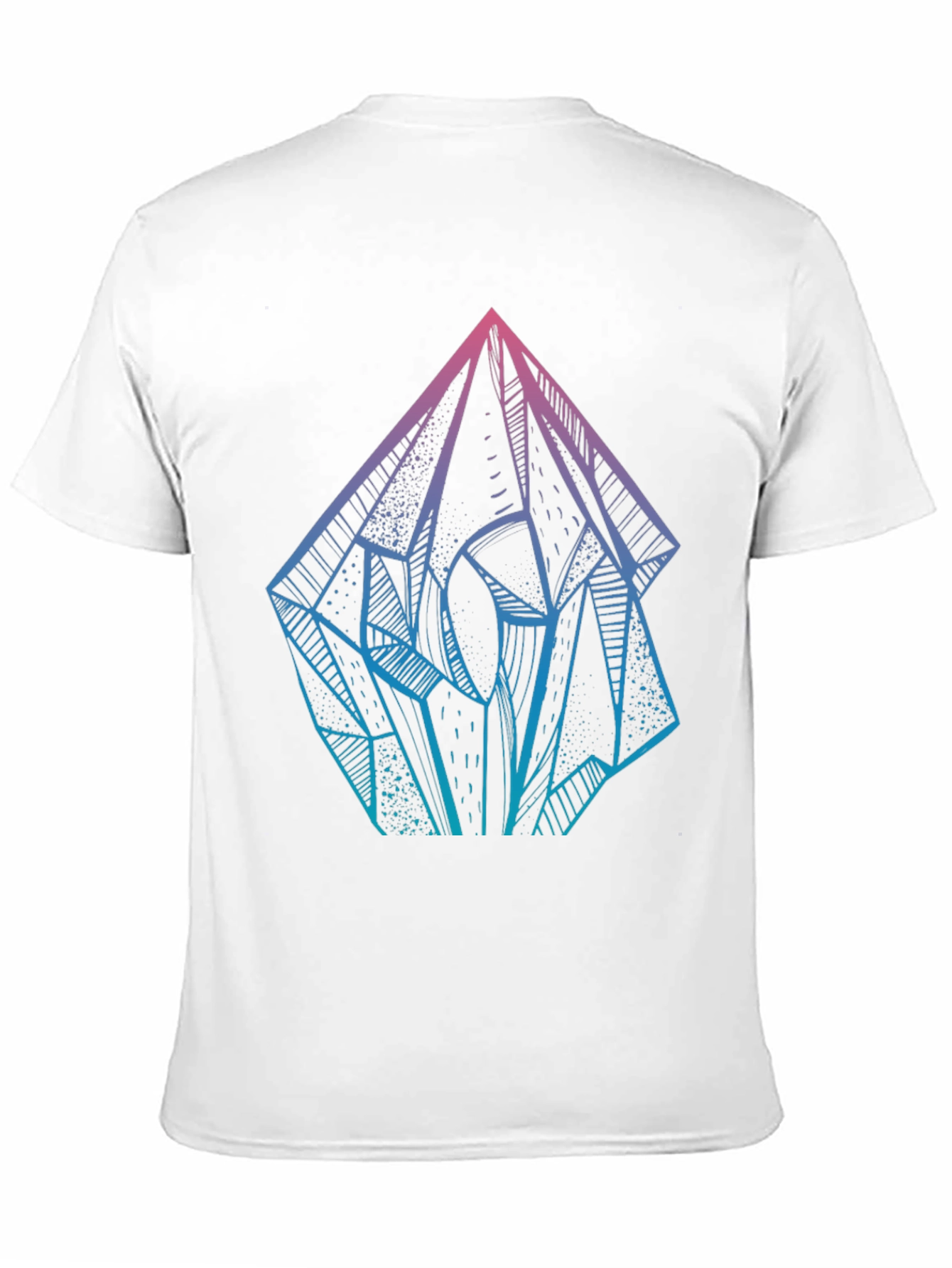 Black Crystal Prism Graphic Tee - Mens Black T-Shirt view 11