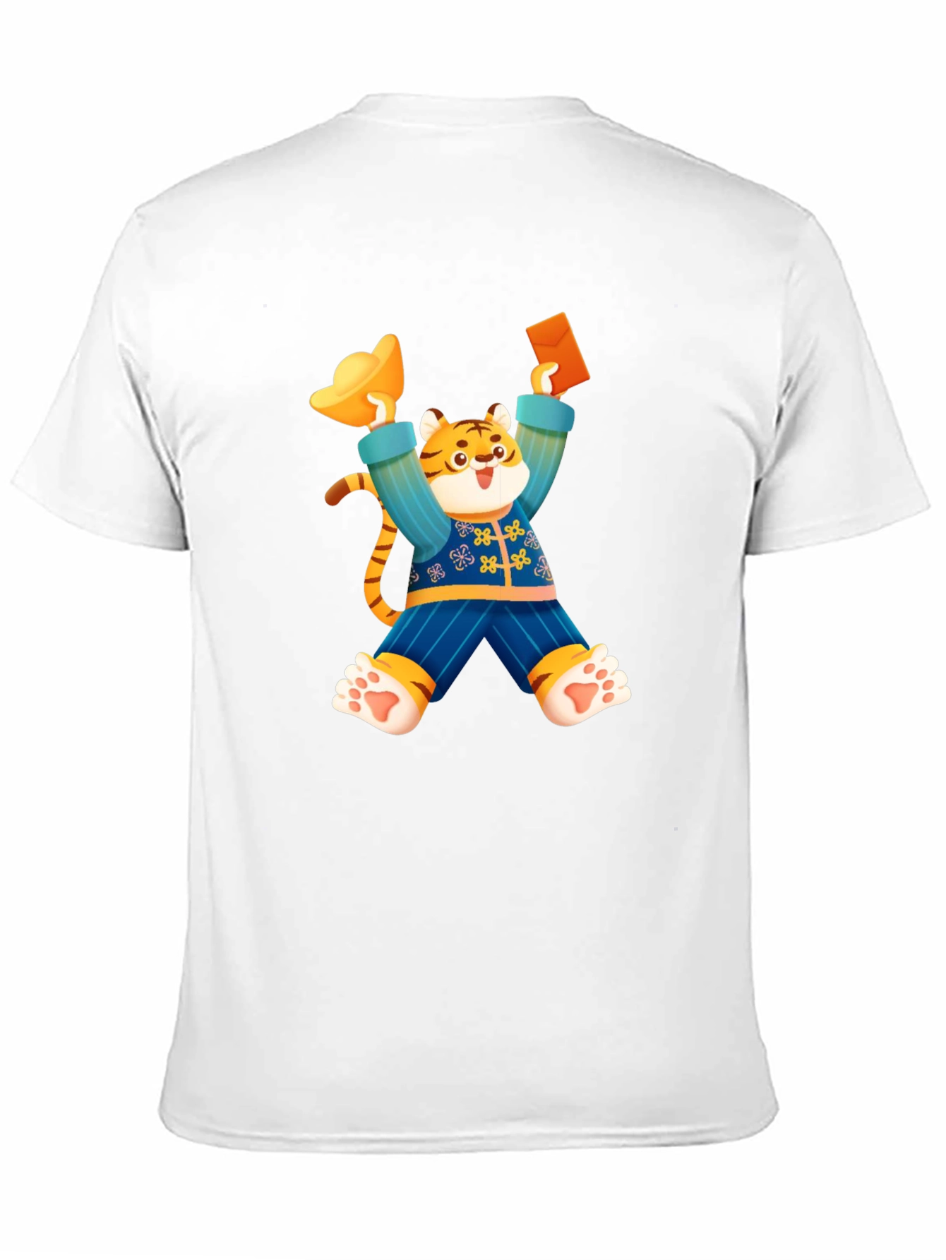 Black Festive Tiger Graphic Tee - Year of the Tiger view 11