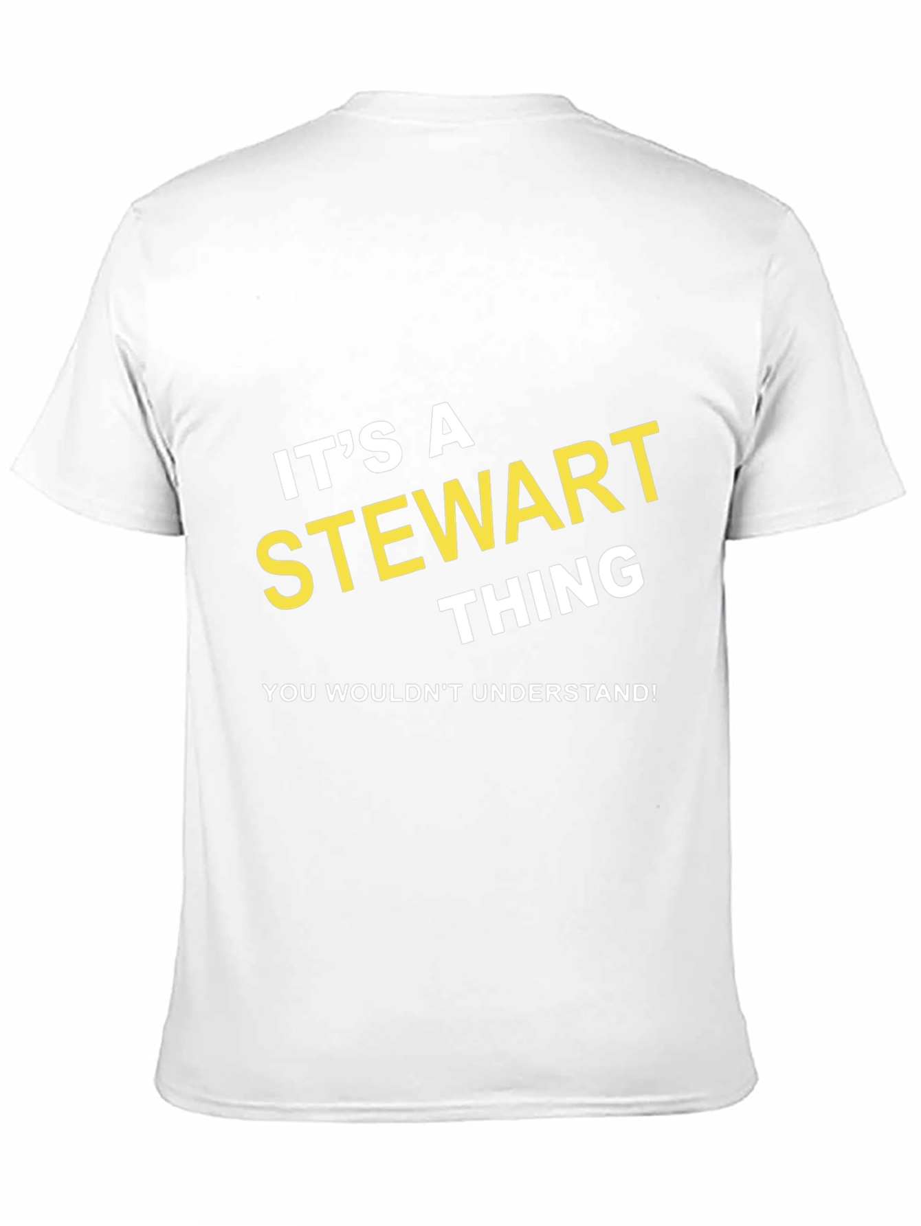 Black It's a Stewart Thing - Novelty T-Shirt view 11